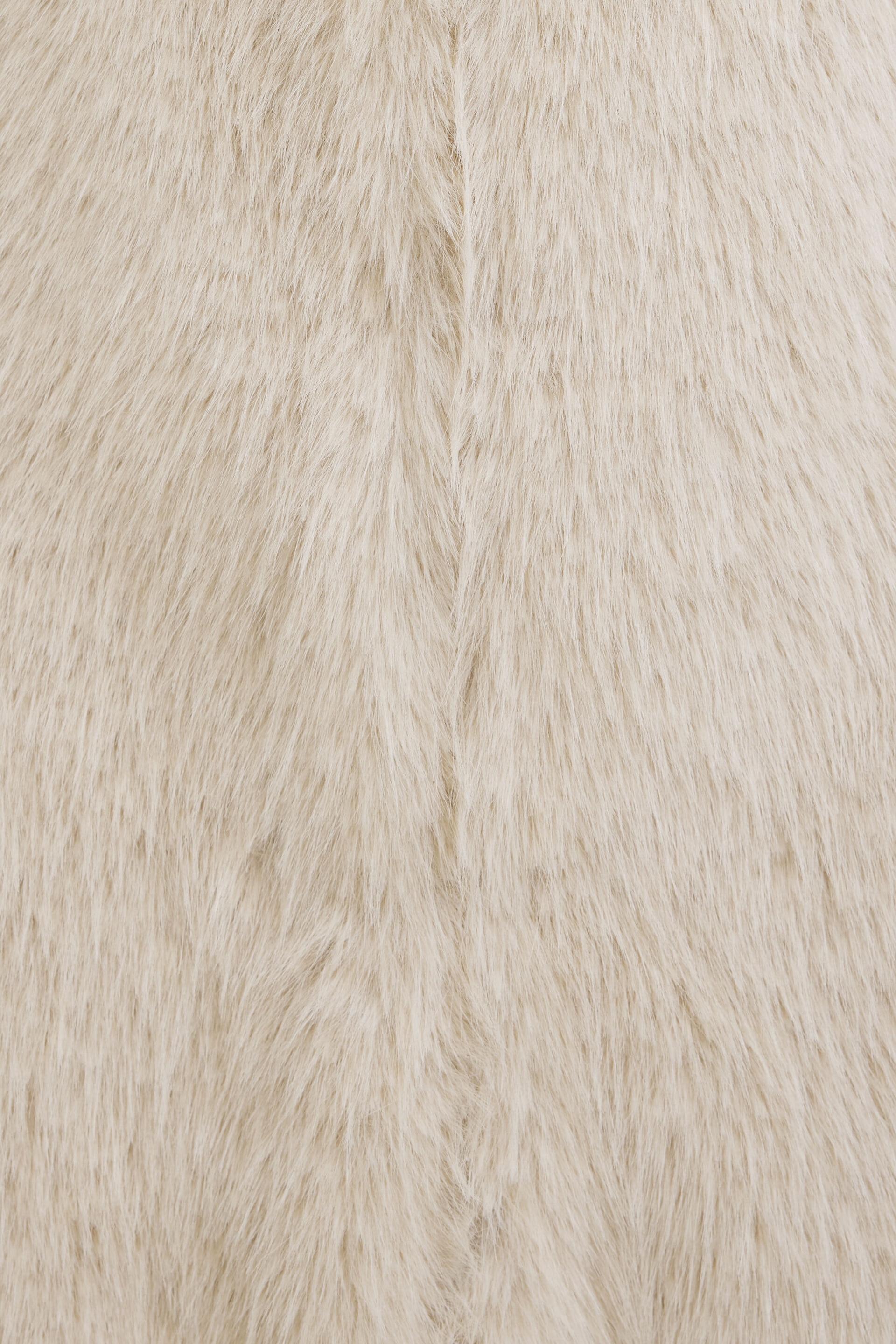 Manteau maxi en fausse fourrure