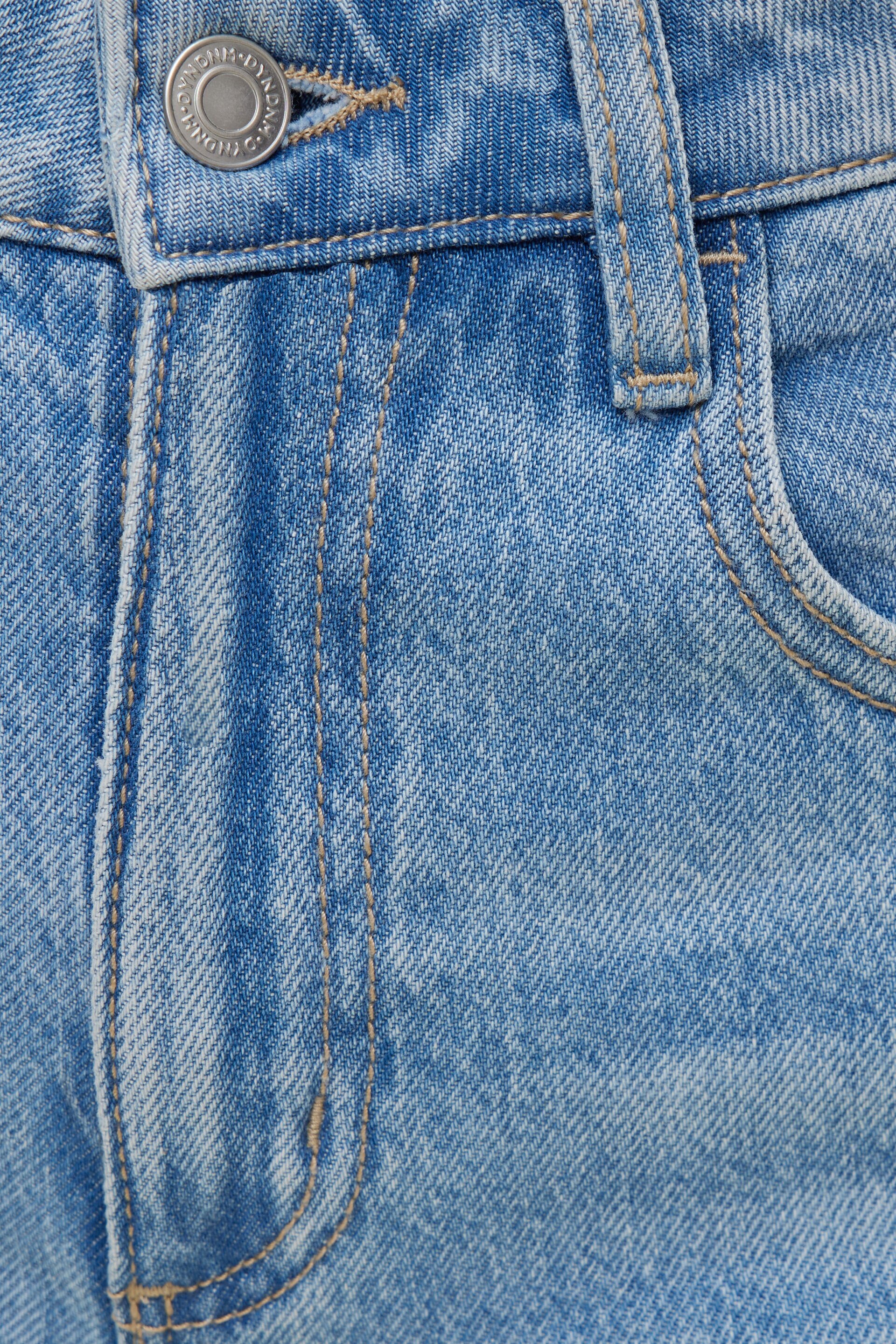 Jean Heidi à taille haute et jambe large