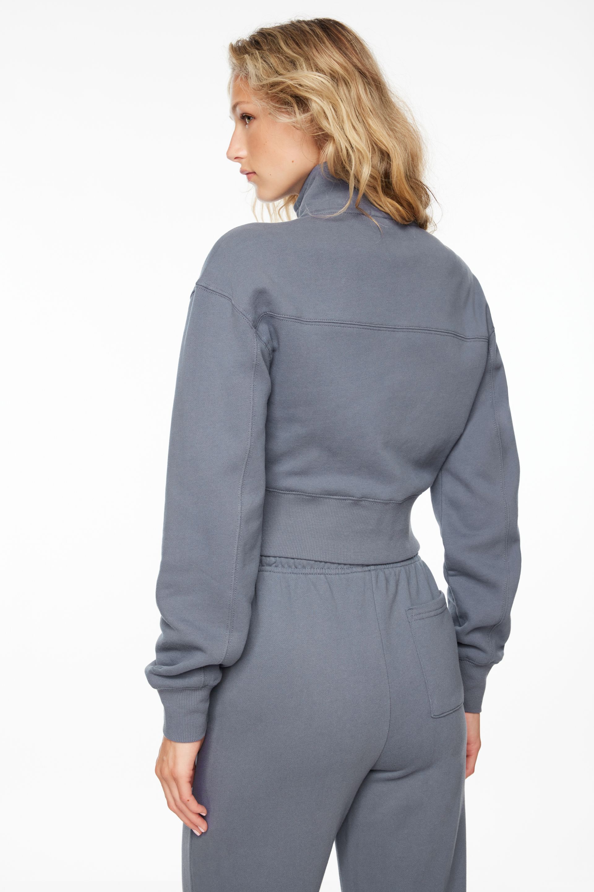 トップス Flight Mode Cropped Pullover(light gray) Cropped Zip Up Sweatshirt Gray | Dynamite