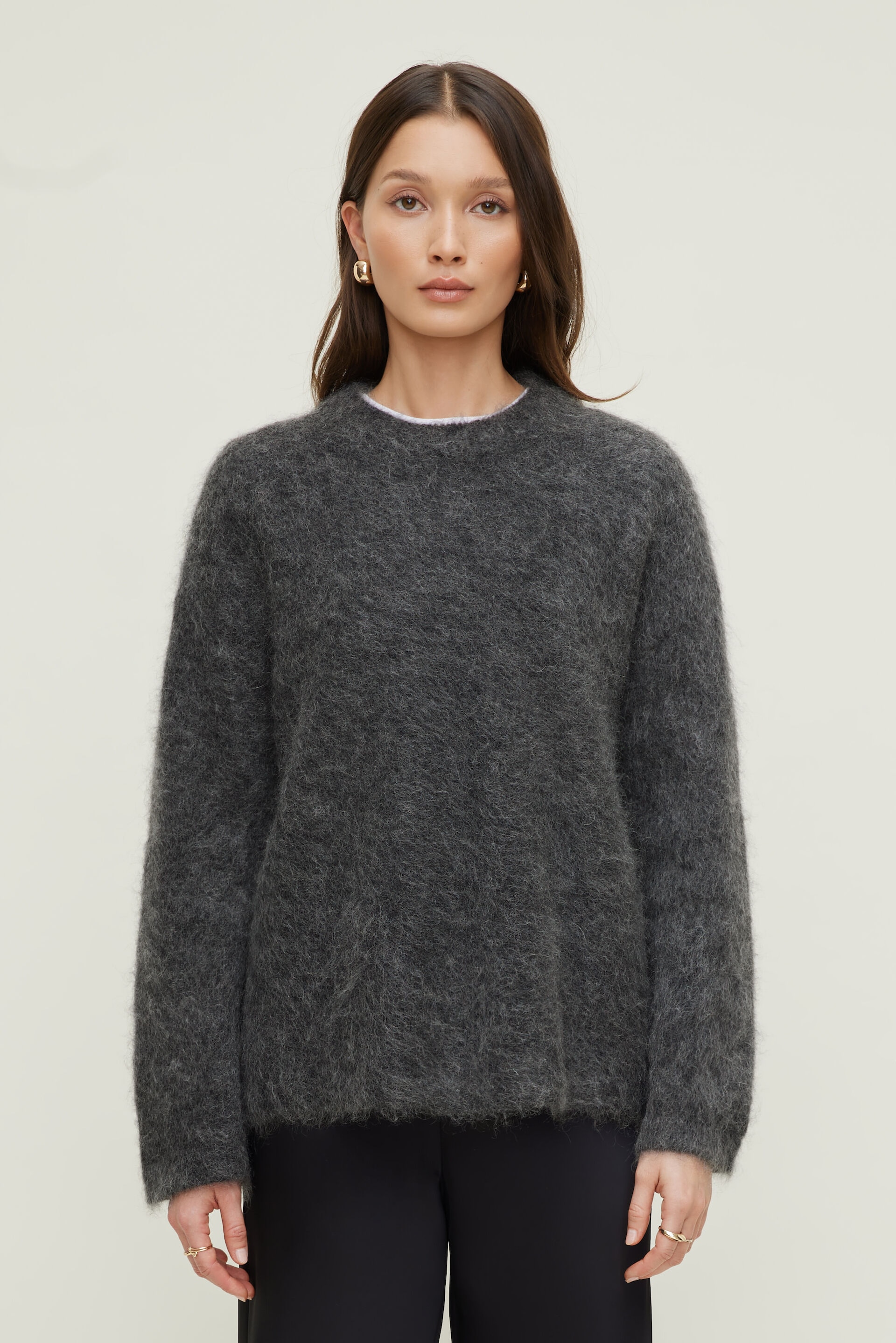 Premium Mohair Wide Sleeve Sweater
