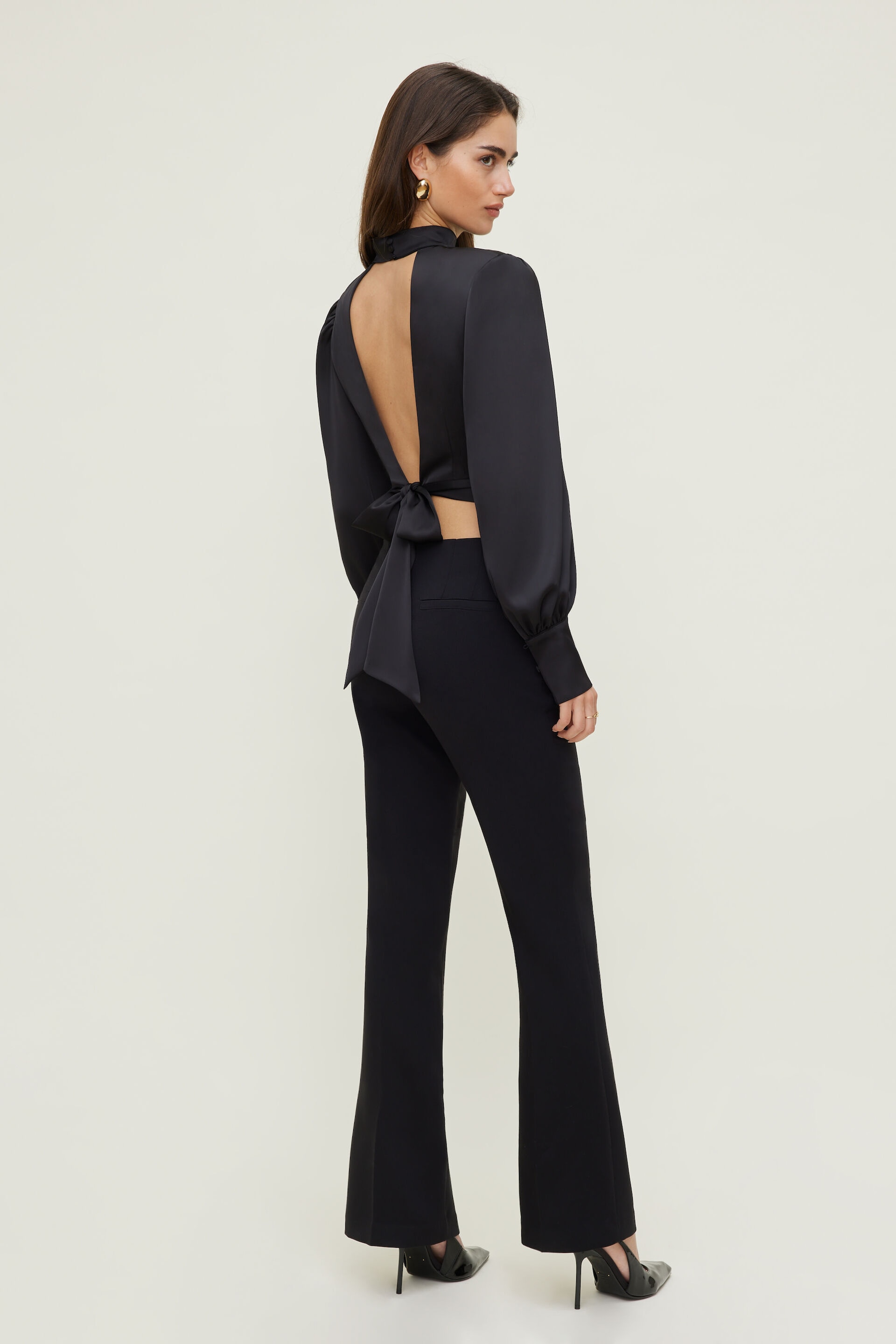 Frankie Tailored Slim Bootcut Pants