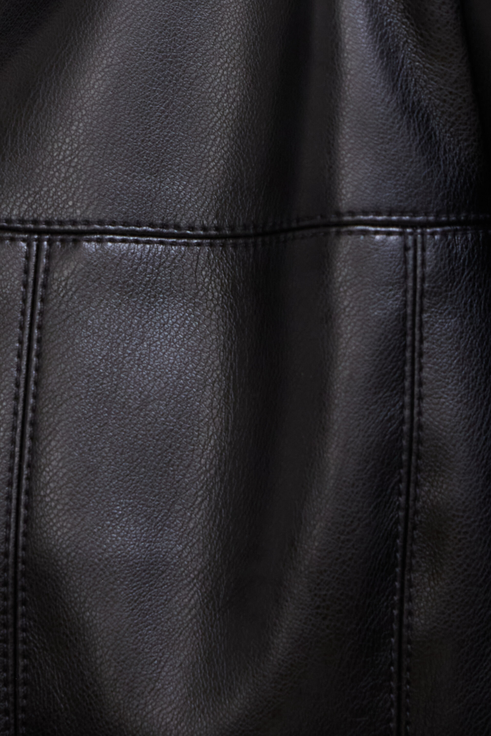 Blouson court en faux cuir Charlotte