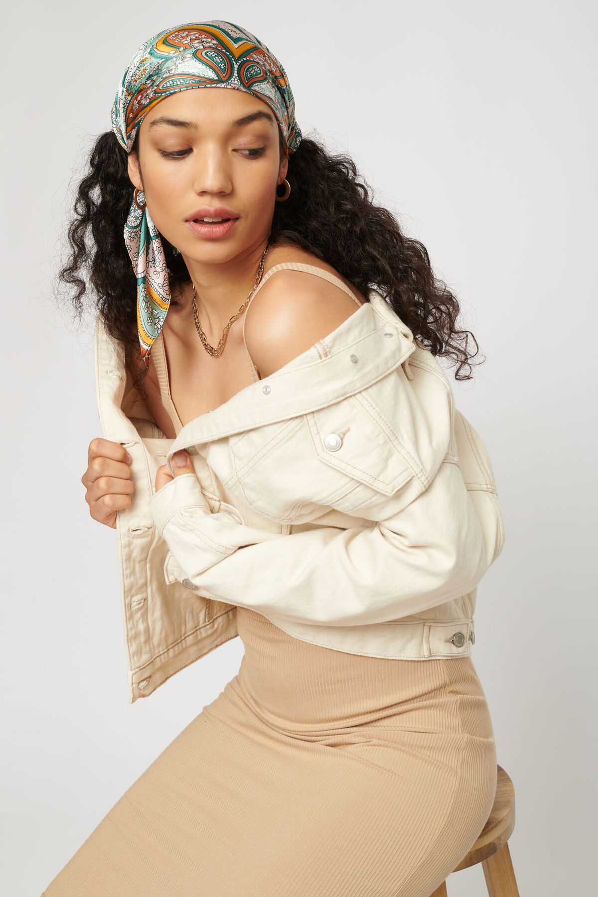 Dynamite Drop Shoulder Denim Jacket. 1