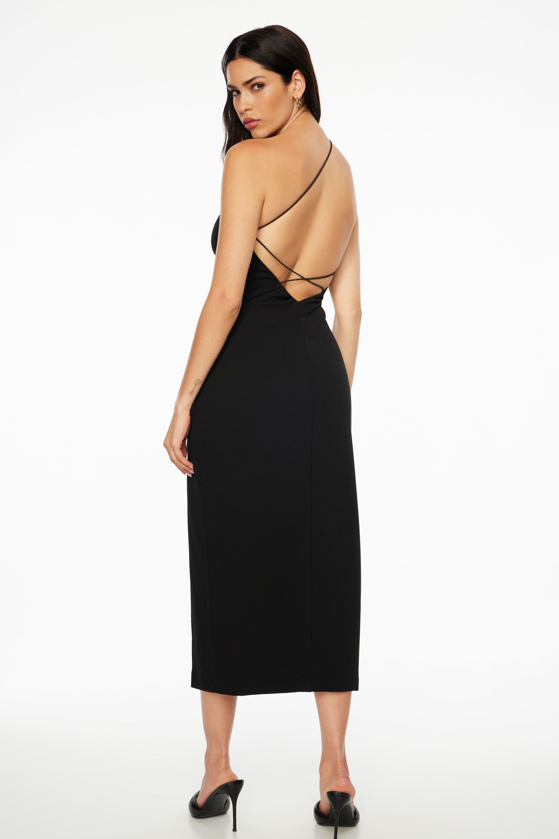 ANDRÉSD /back open geometric dress ANDRESD】back open geometric dress ドレス M ANDRESD back open