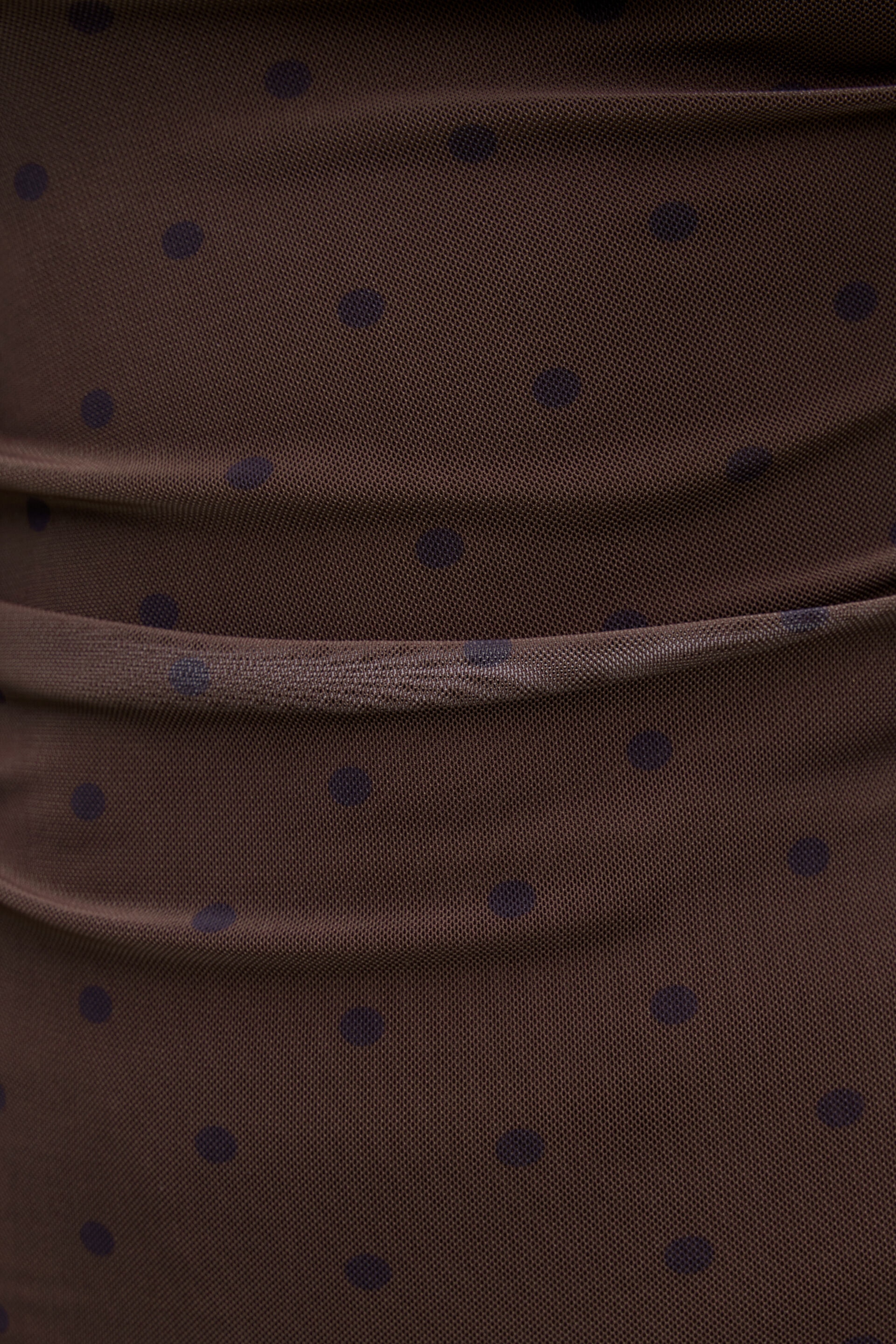 Cleo Printed Mesh Long Sleeve Top