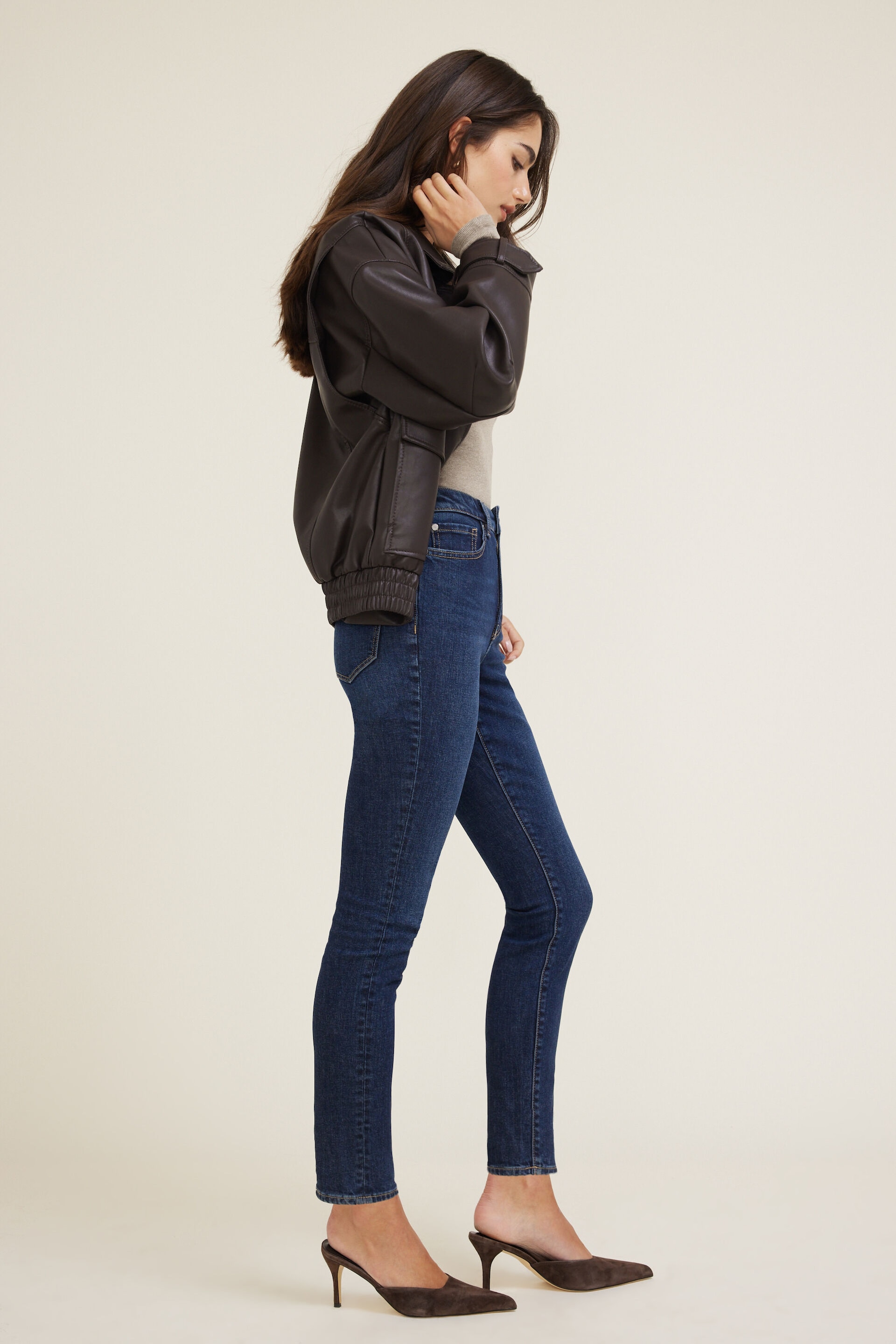 Goldie Stretch High Rise Skinny Leg Jeans