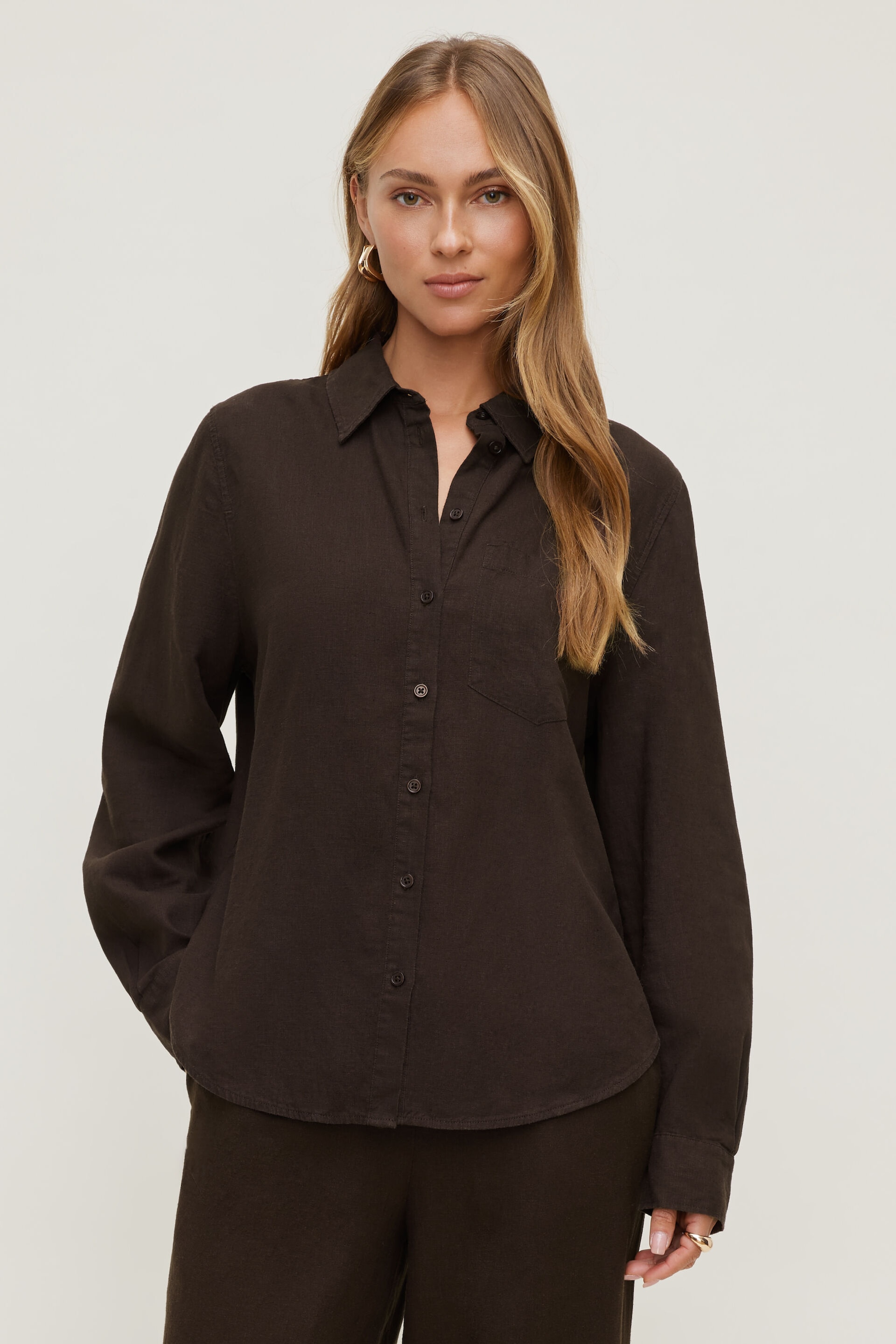 Oversized Linen Shirt