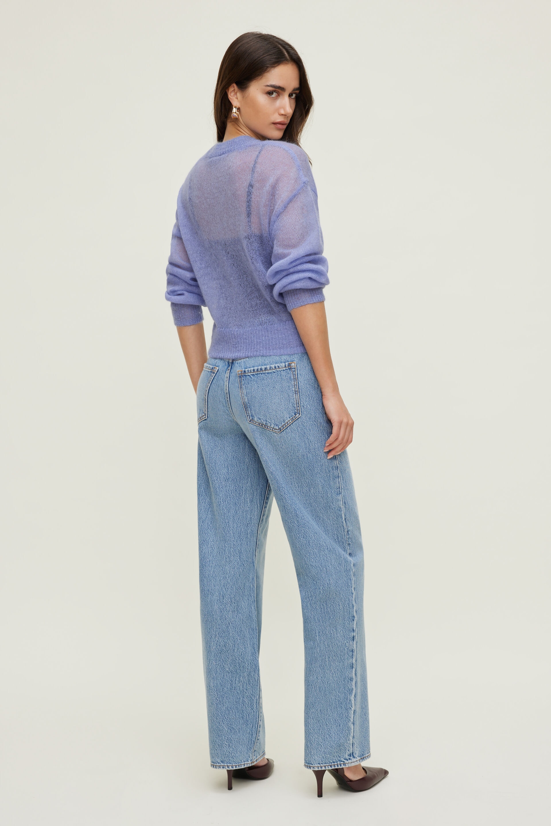 Premium Mohair Balloon Sleeve Sweater