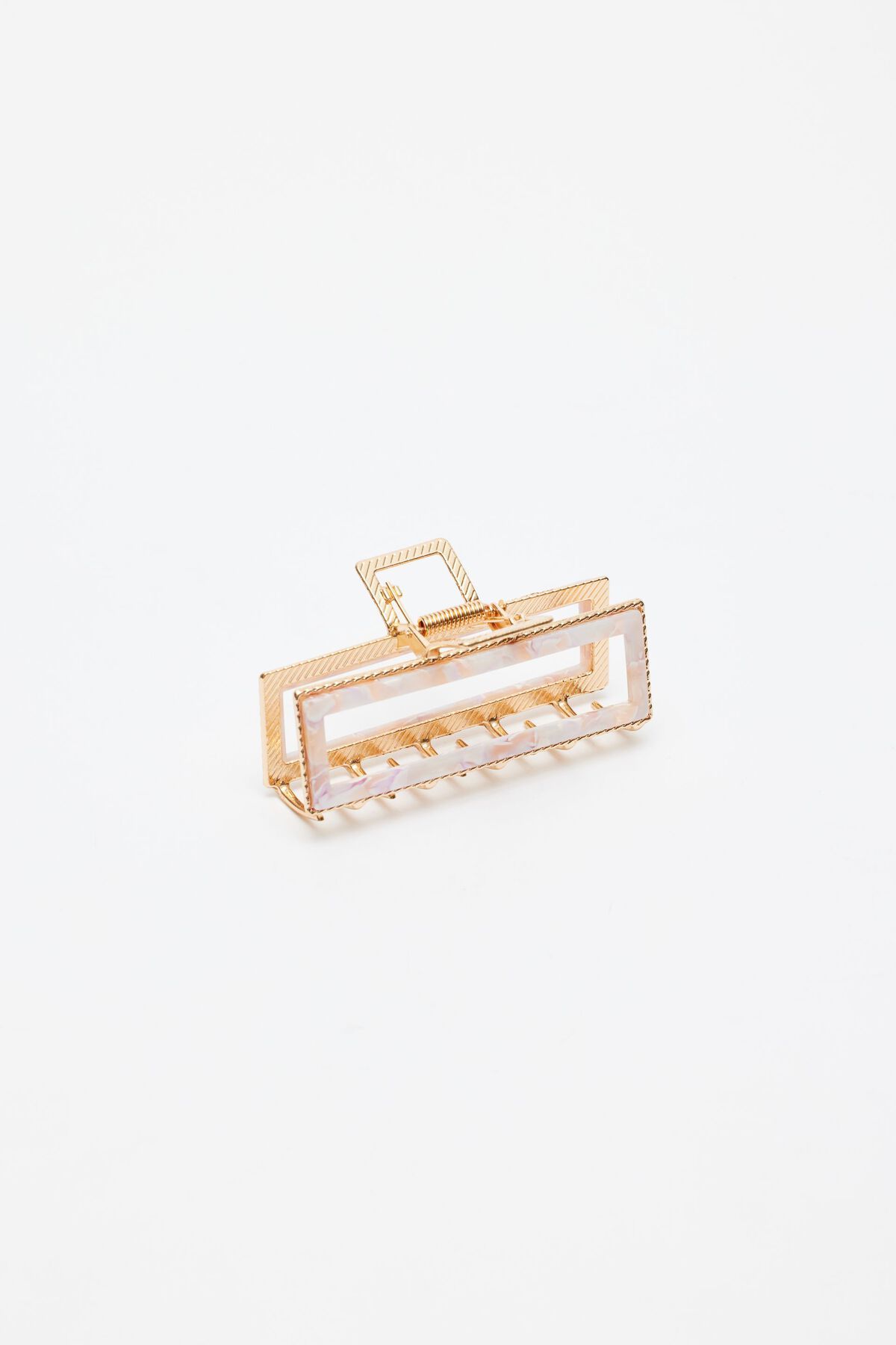 Dynamite Metal Rectangle Claw Hair Clip. 2