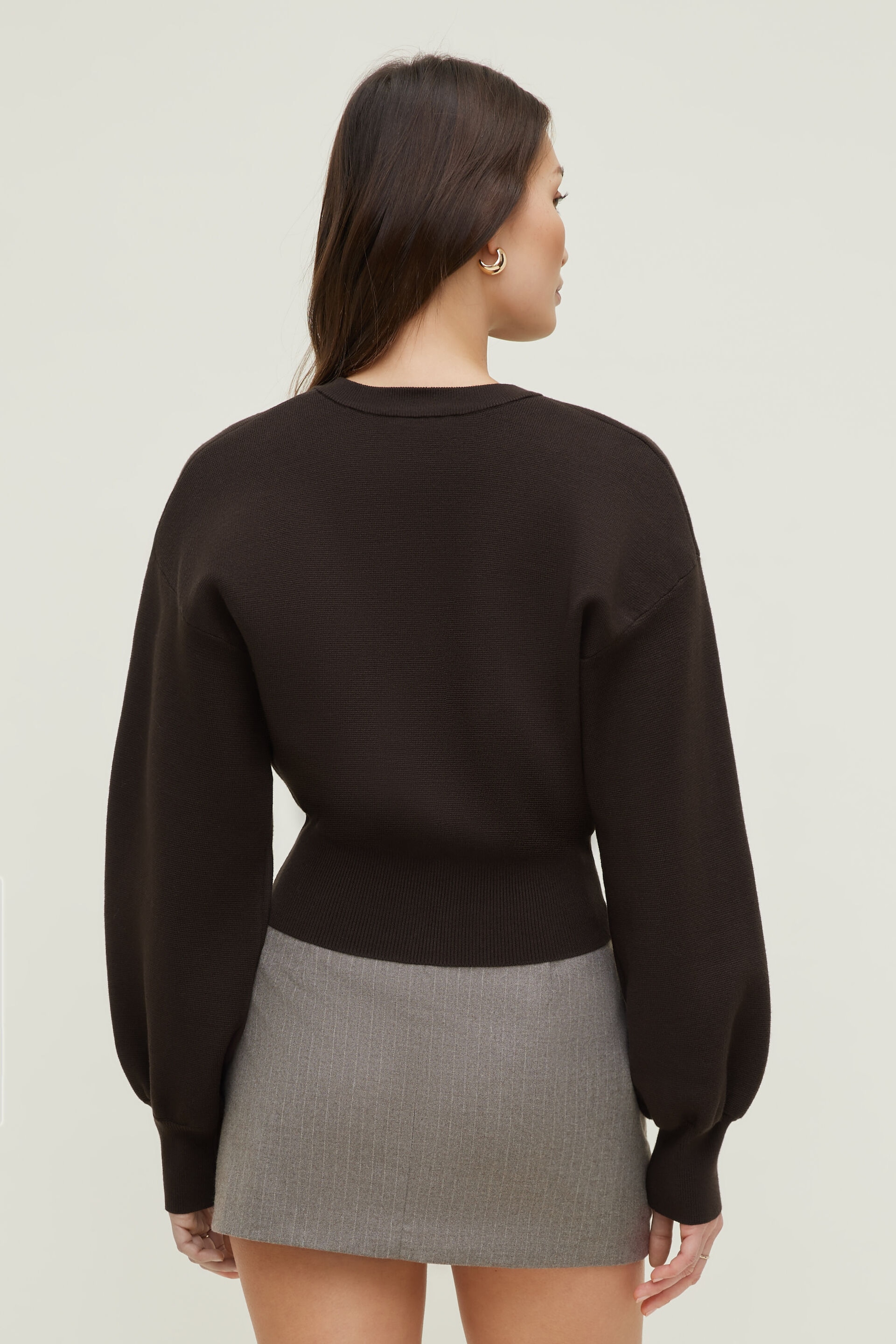 Balloon Sleeve Cardigan