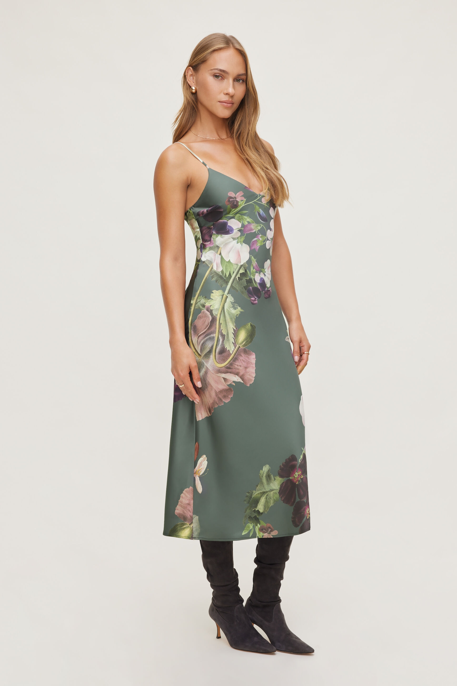 Aimee V Neck Maxi Dress