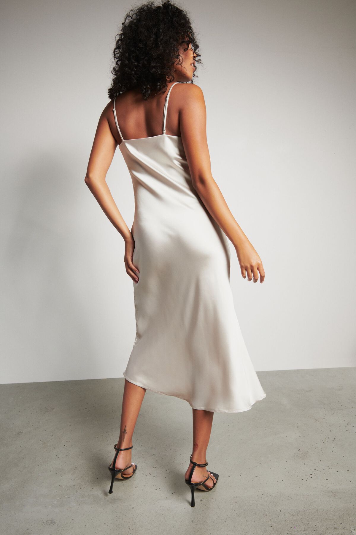 Dynamite Darla Midi Satin Slip Dress 1000698593XD