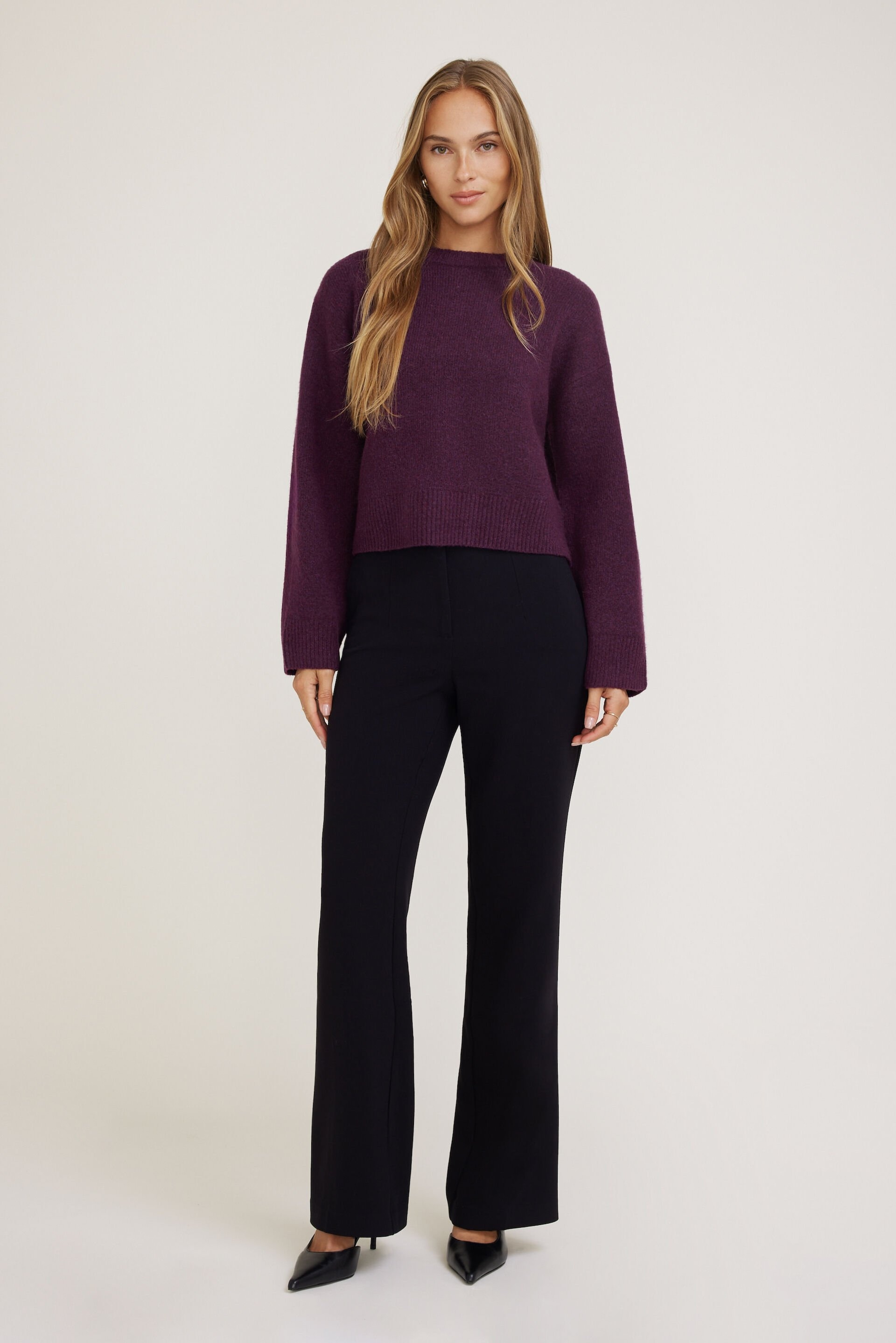 Jane Boxy Crewneck Sweater