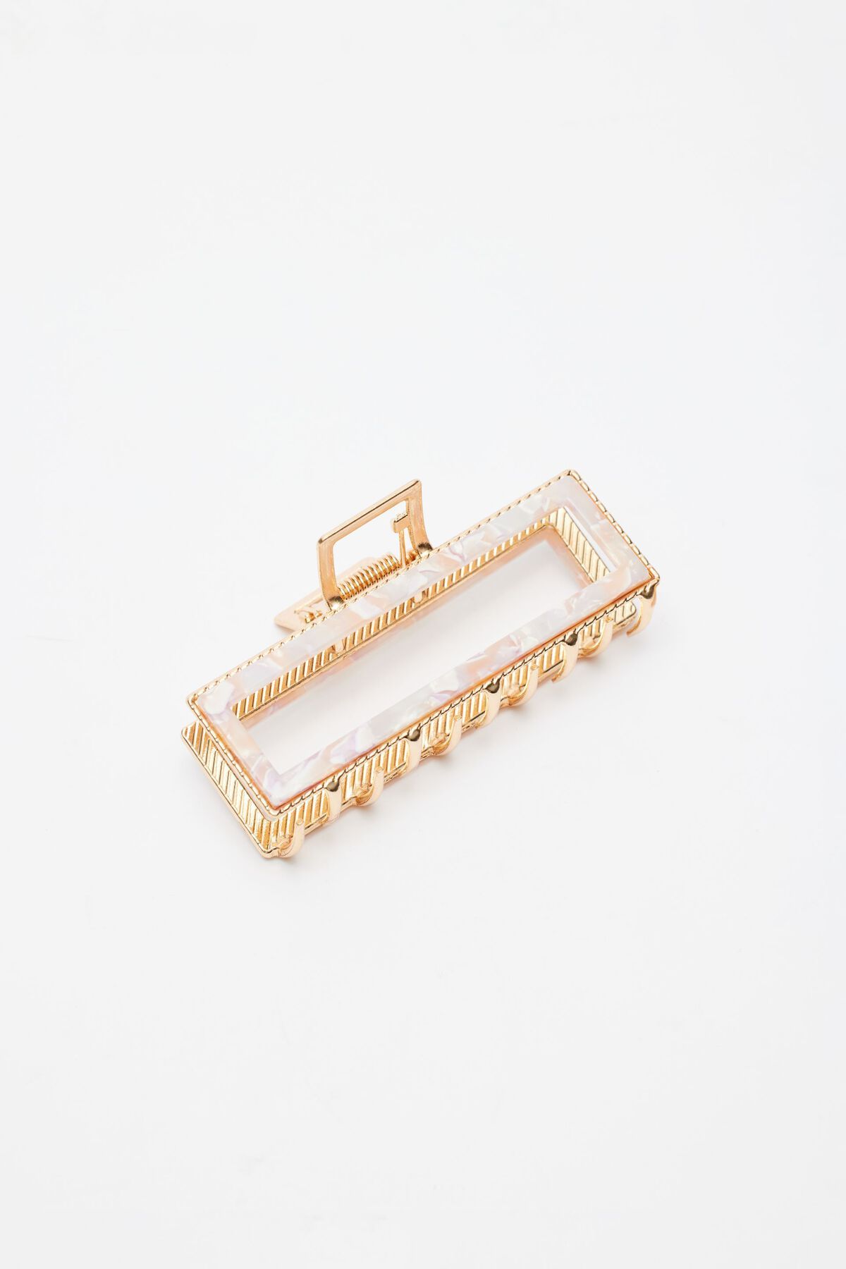 Dynamite Metal Rectangle Claw Hair Clip. 4