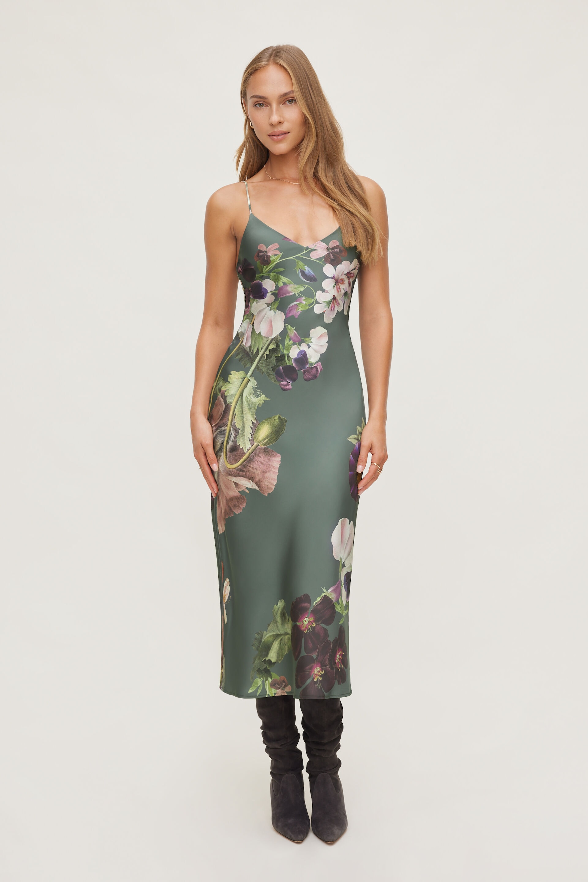 Aimee V Neck Maxi Dress