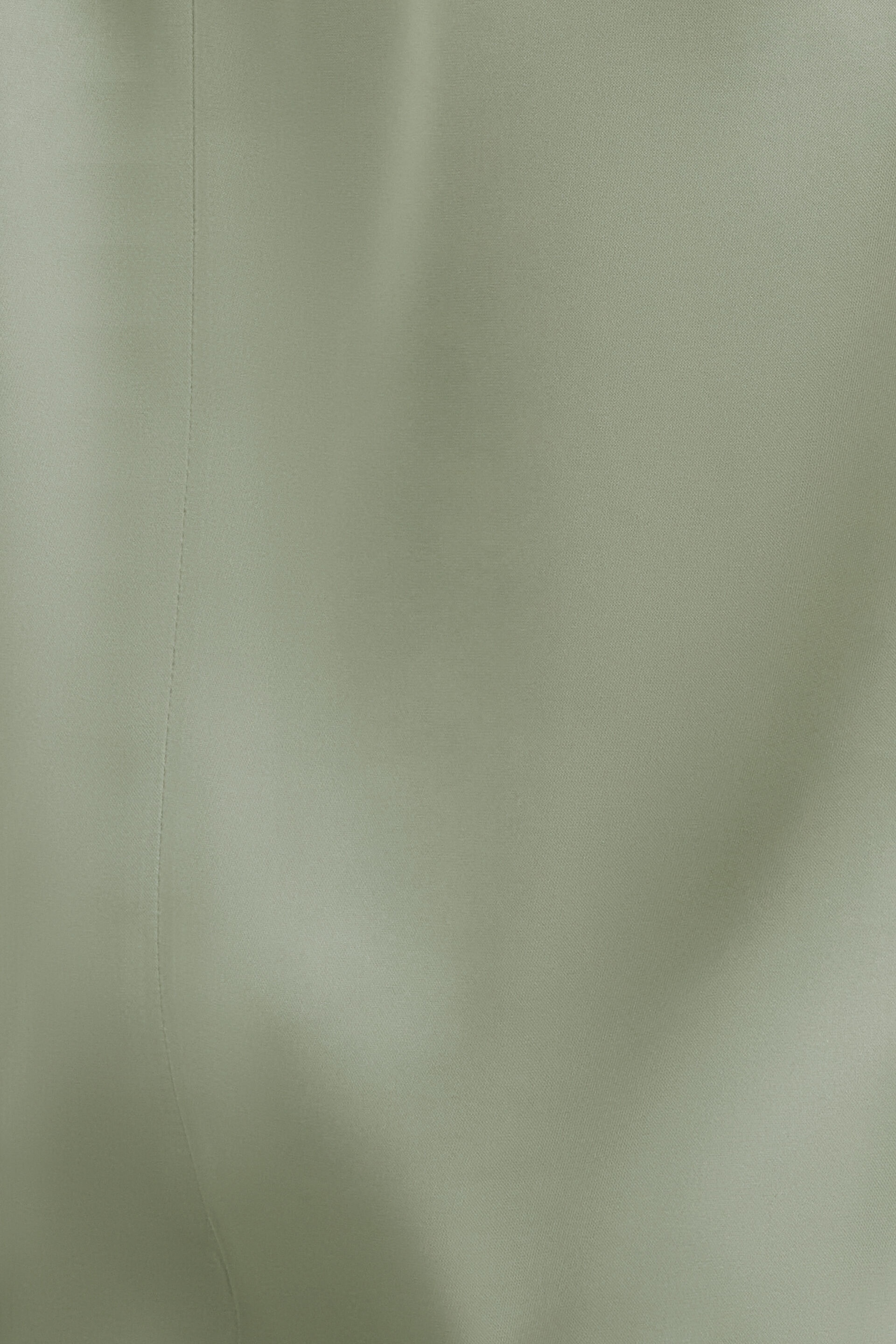 Mock Neck Satin Blouse