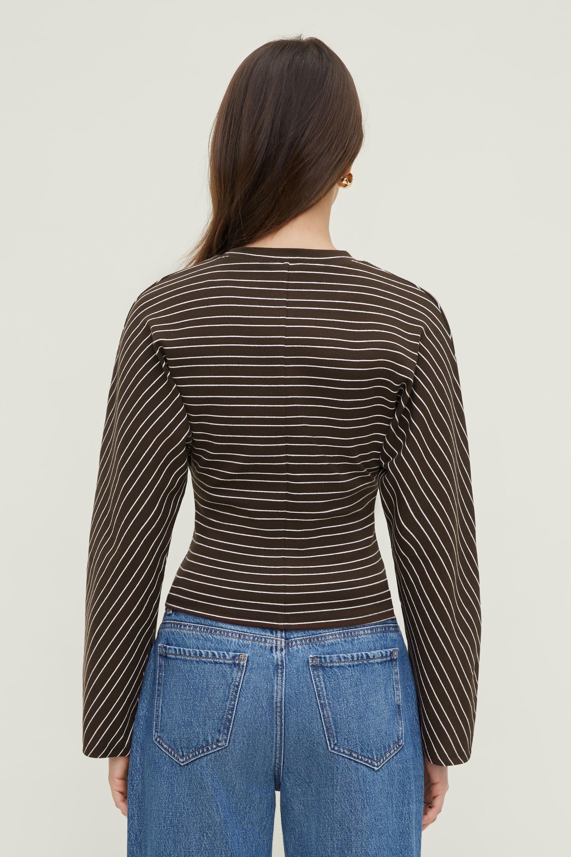Striped Dolman Heavy Cotton Top
