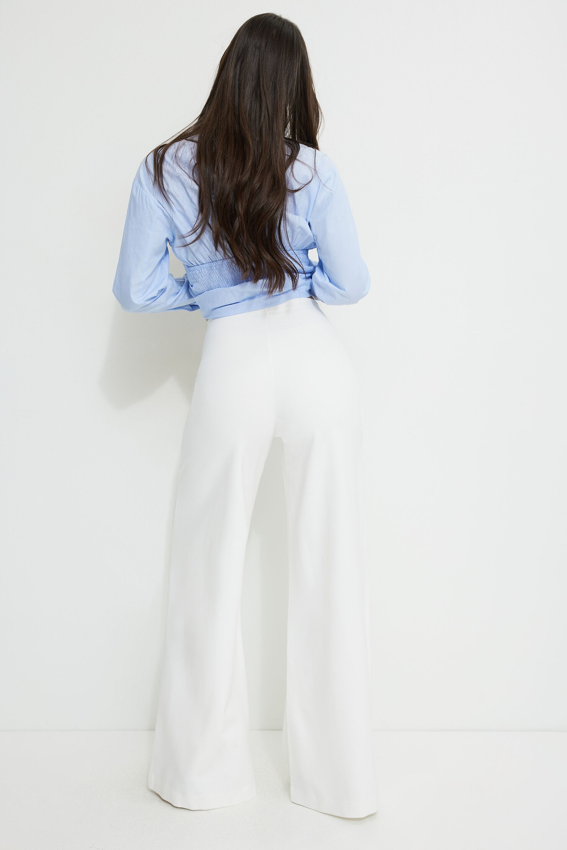Wide Leg Ponte Pants