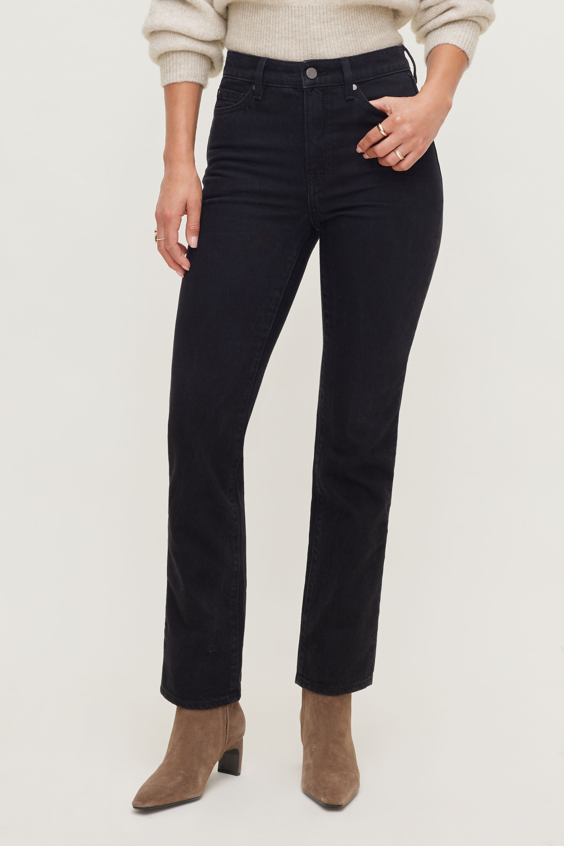 Frenchie High Rise Slim Leg Jeans