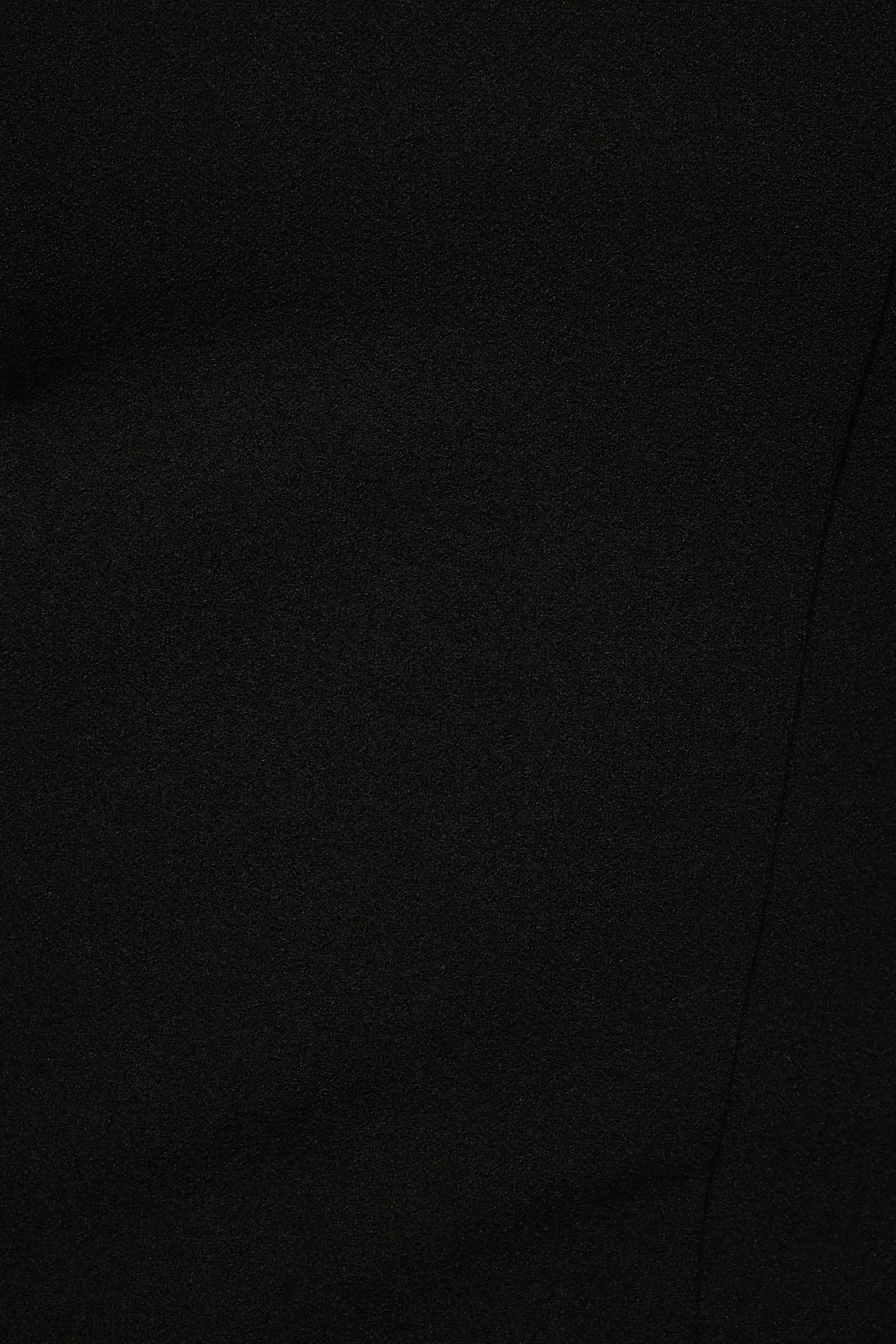 Contrast Crepe Bustier Top