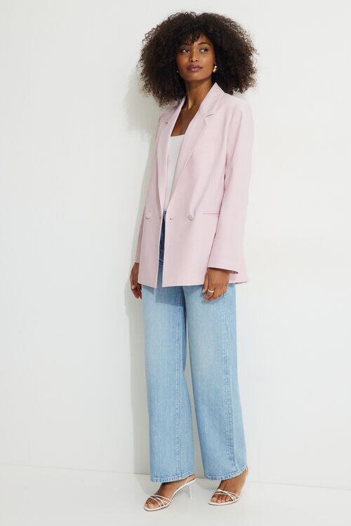 Noa Oversized Blazer Pink Dynamite