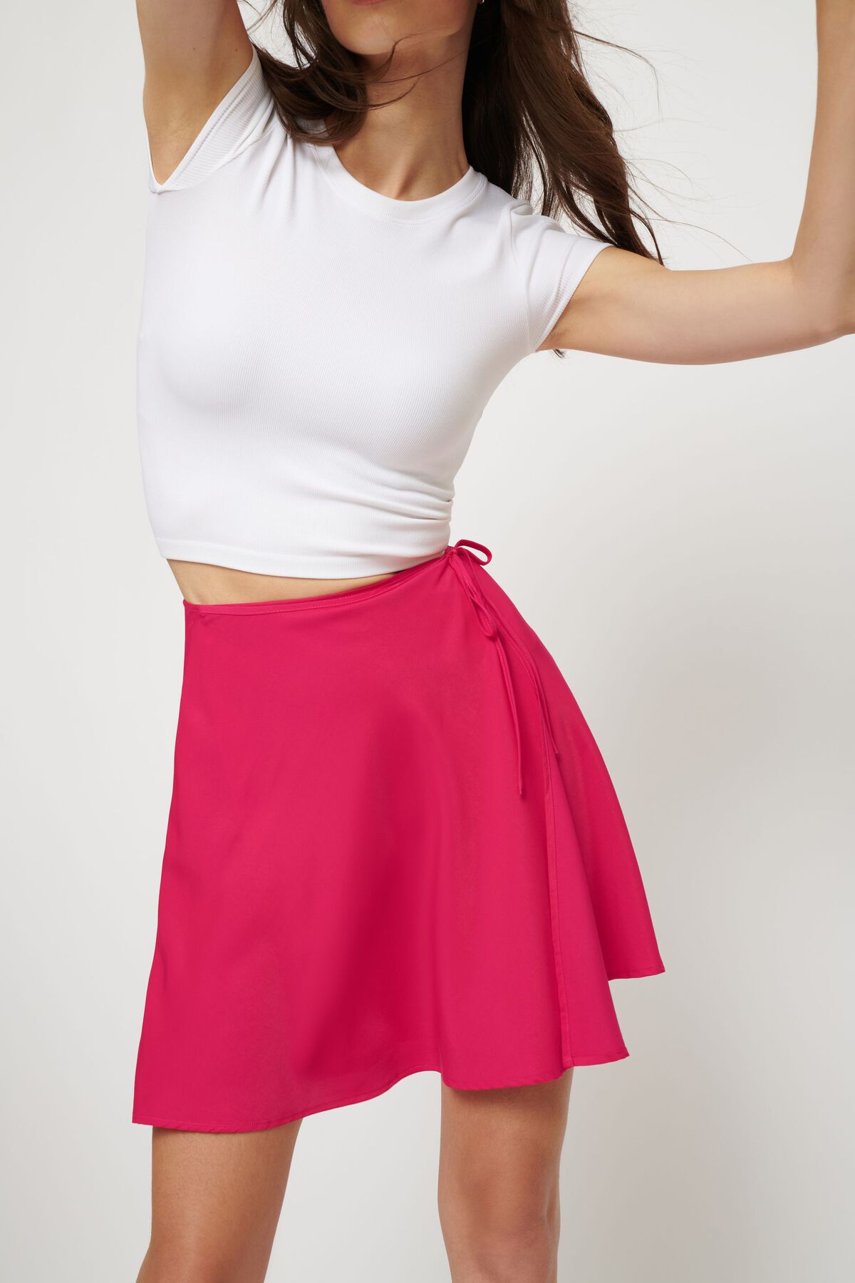 Dynamite Wrap Mini Skirt 10006617728O