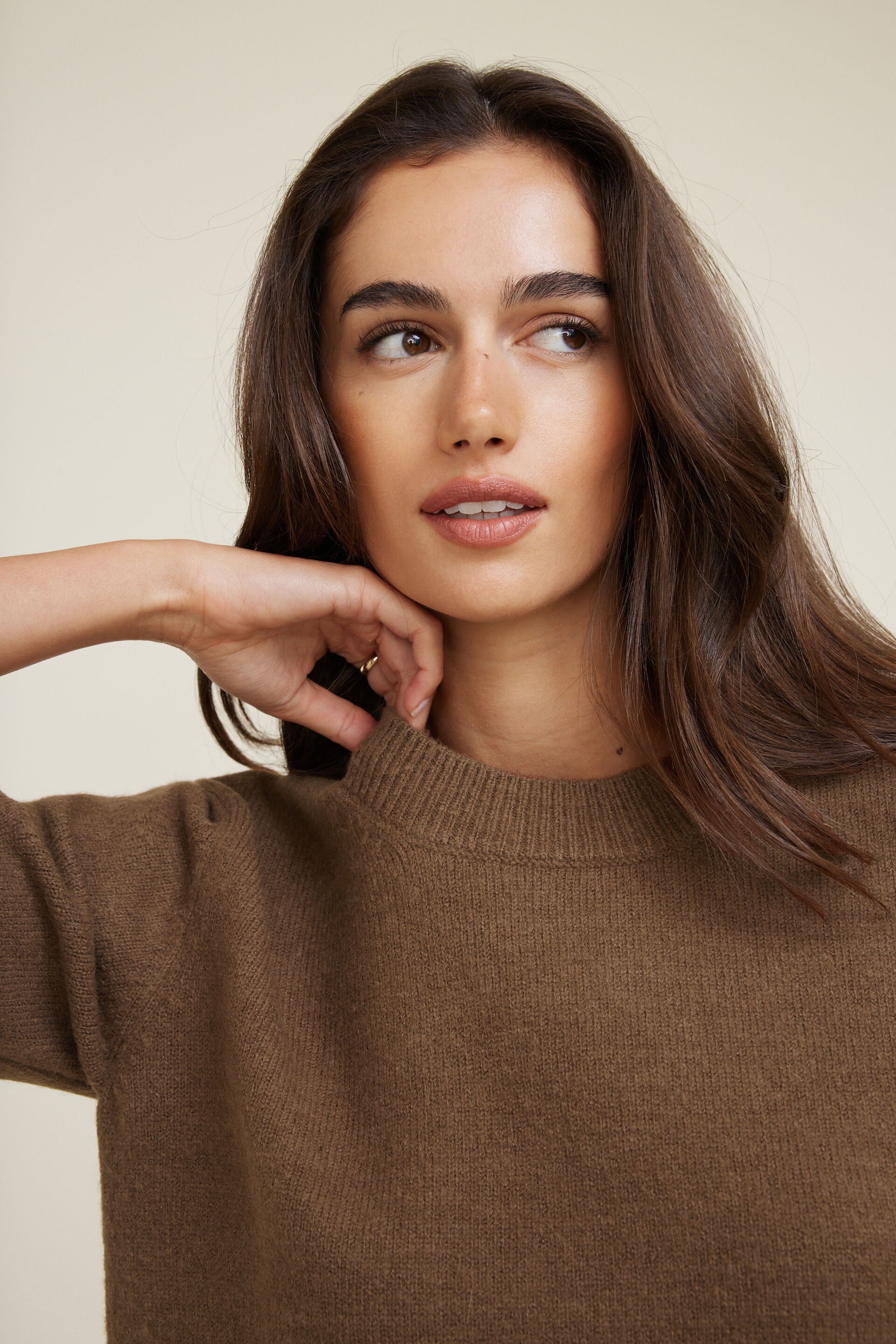 Aura Boxy Short Sleeve Sweater