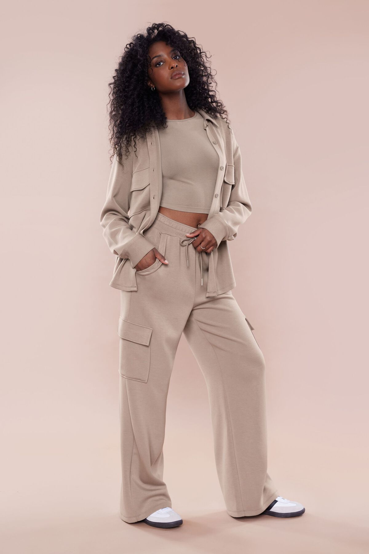 Scuba Cargo Jogger Pants Gray Dynamite