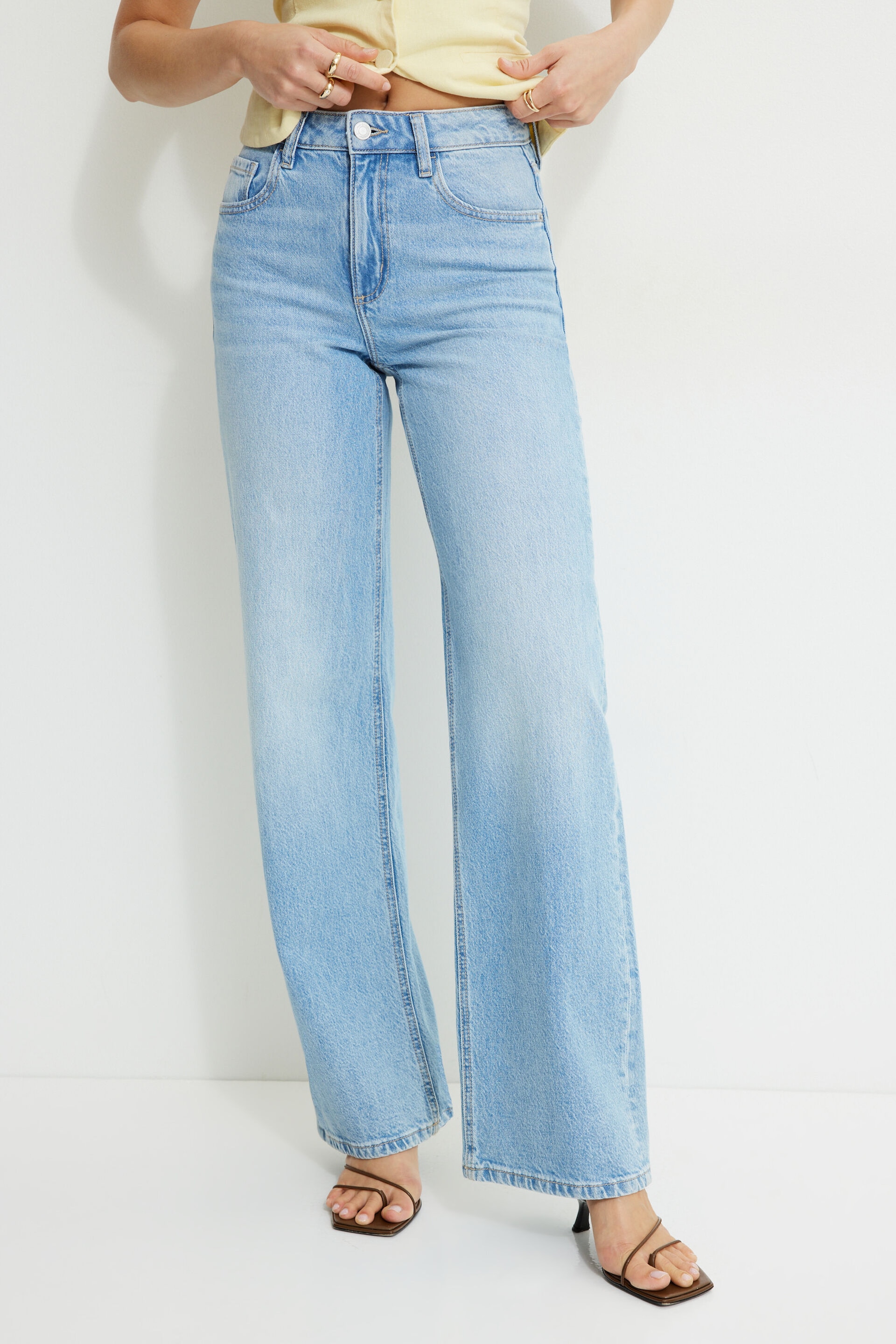 Heidi High Rise Wide Leg Jeans