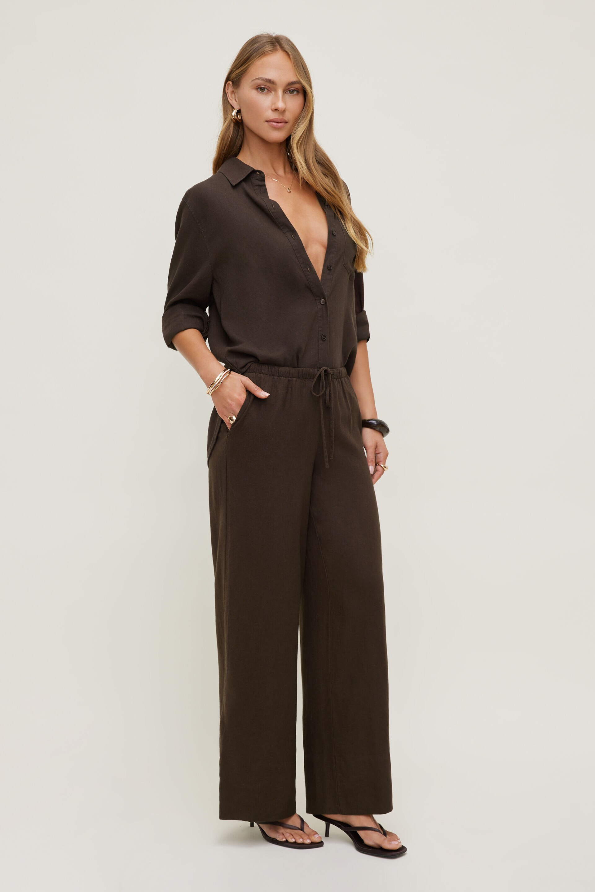 Oversized Linen Shirt