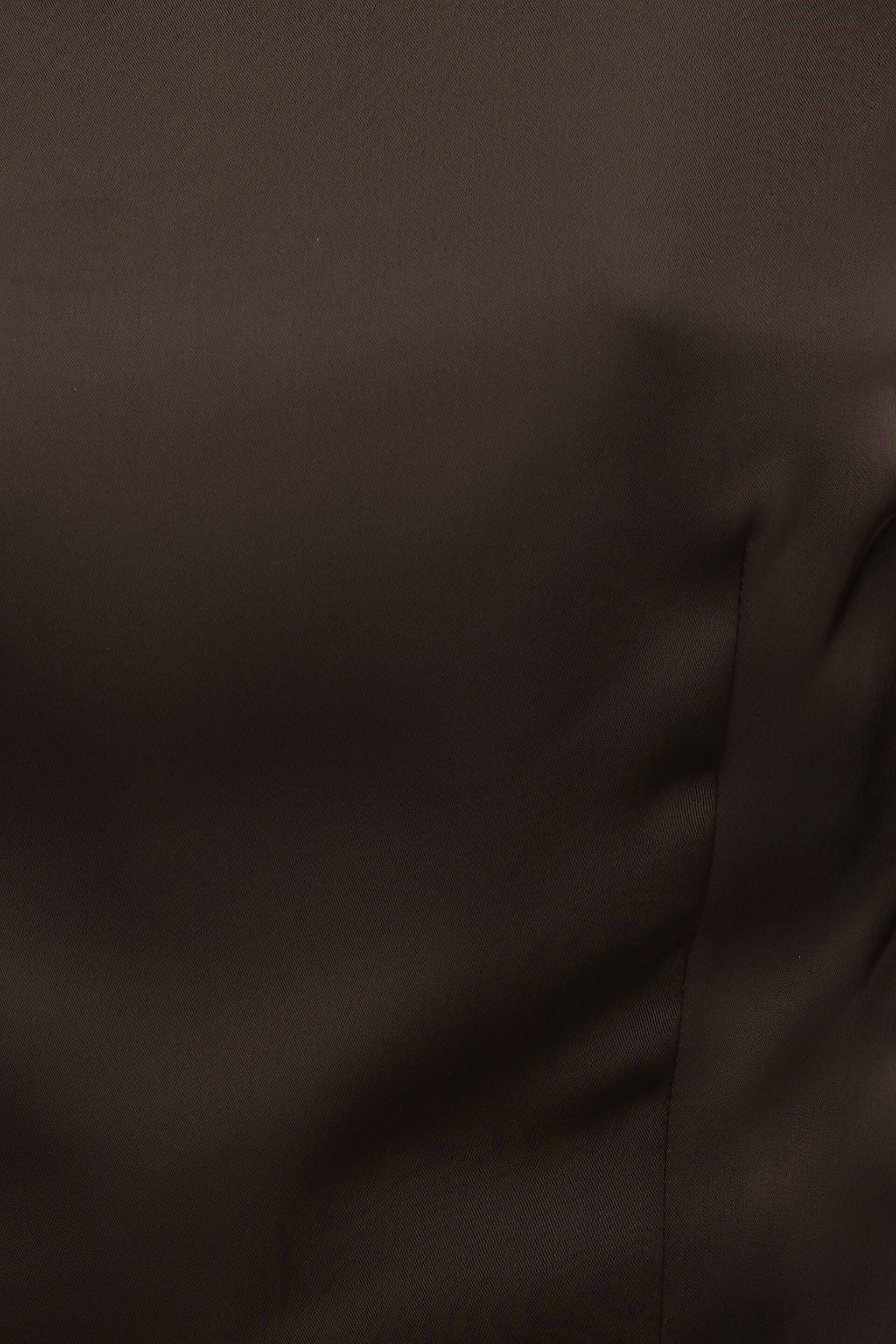 Faye Cropped Boat Neck Satin Blouse