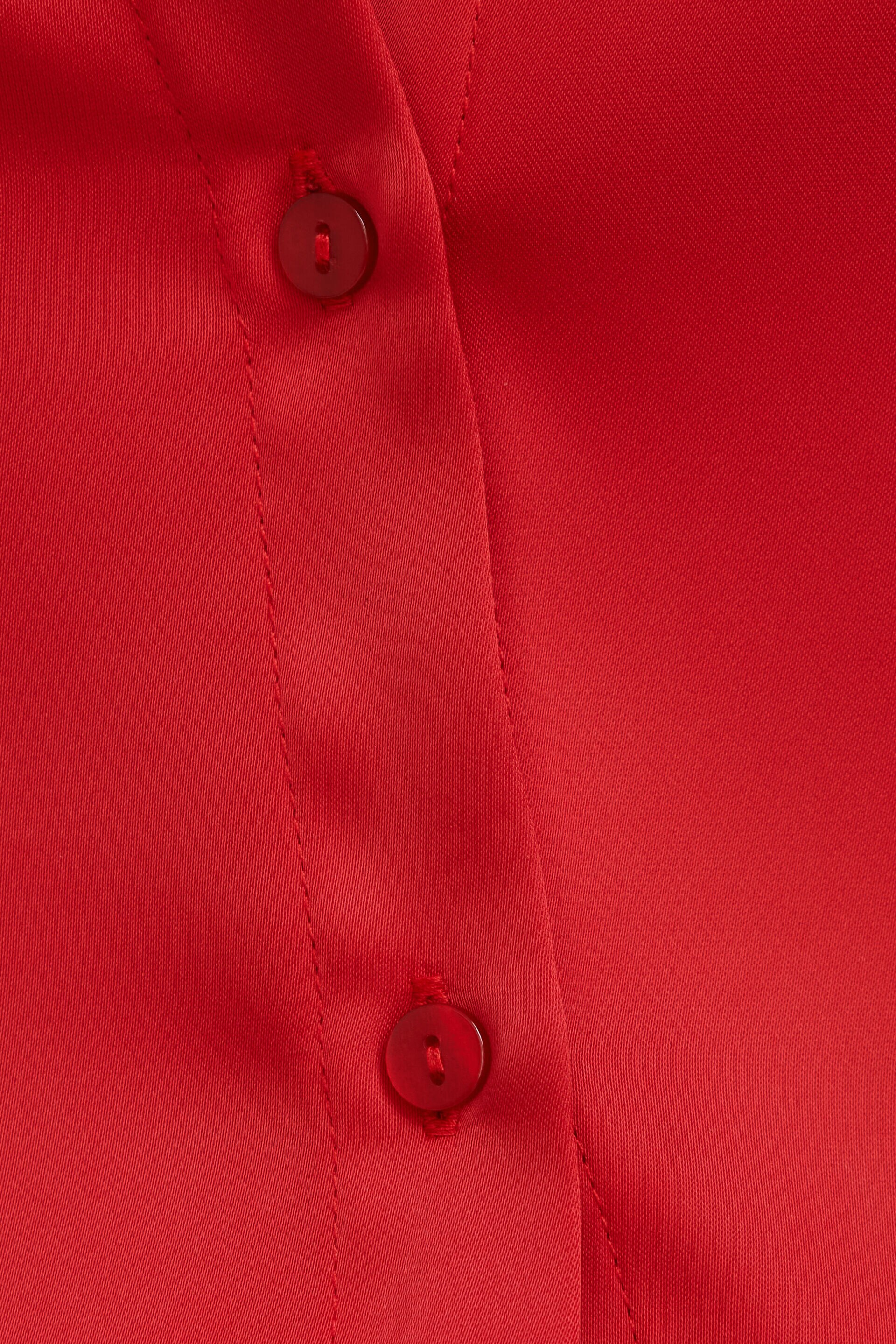 Eva Cinched Satin Shirt