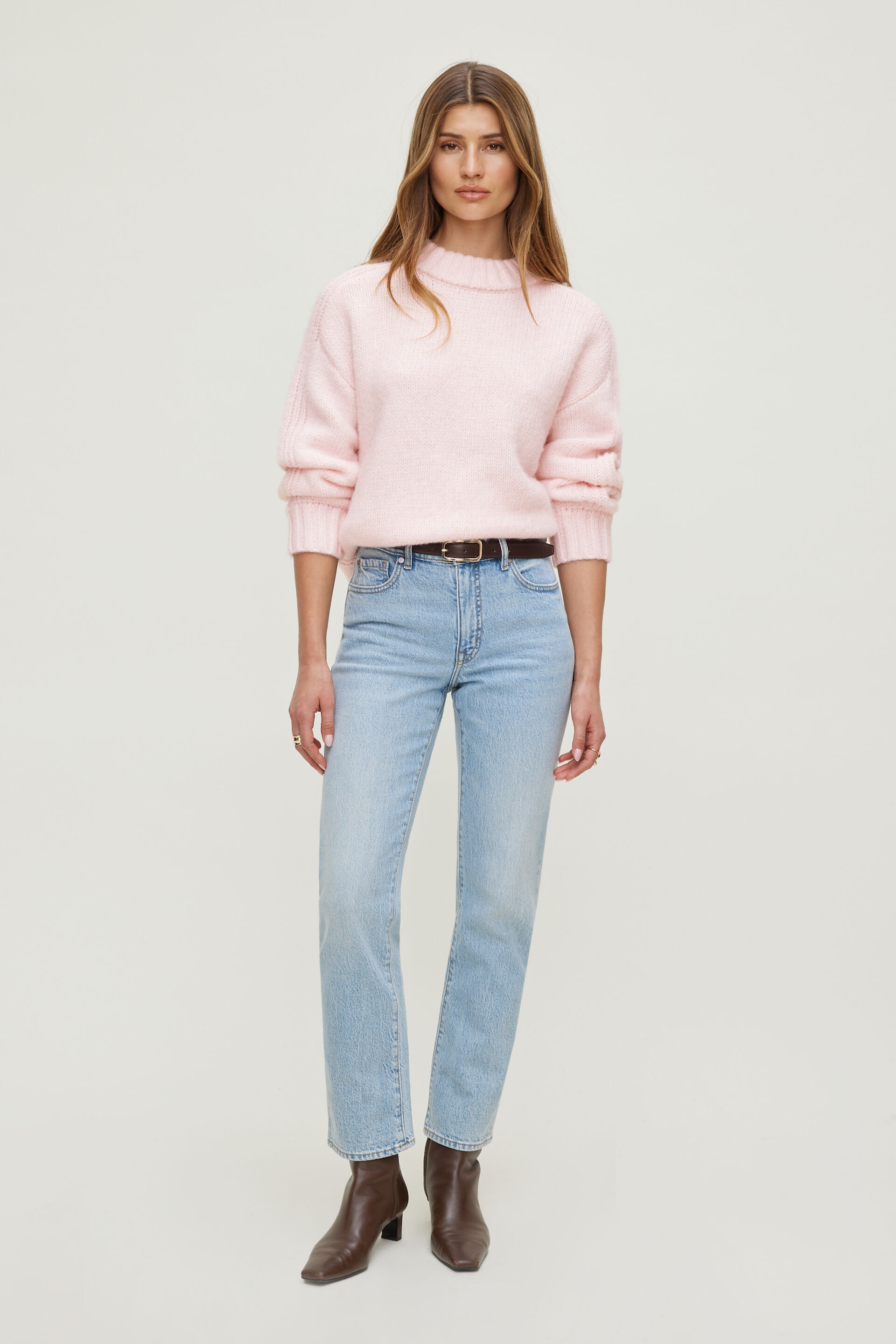 Frenchie High Rise Slim Leg Jeans