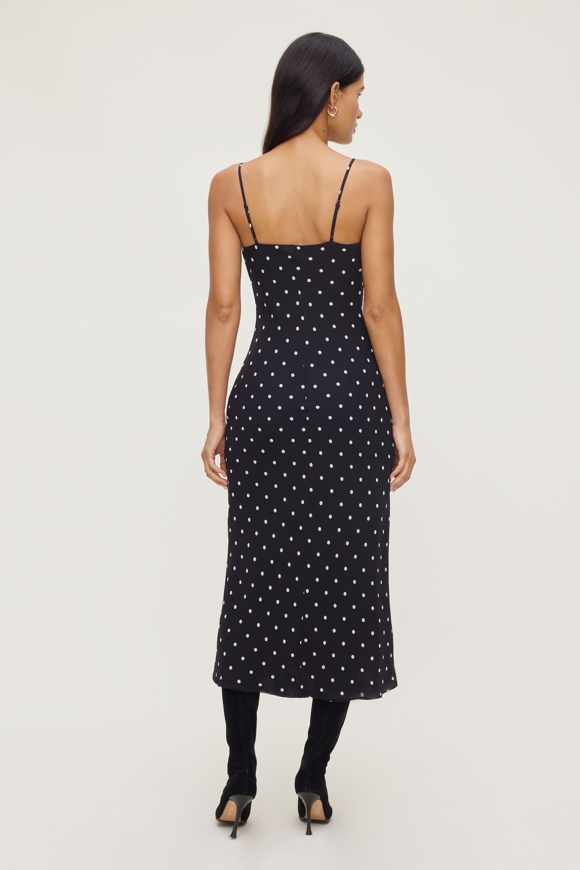 Robe maxi à pois Estera