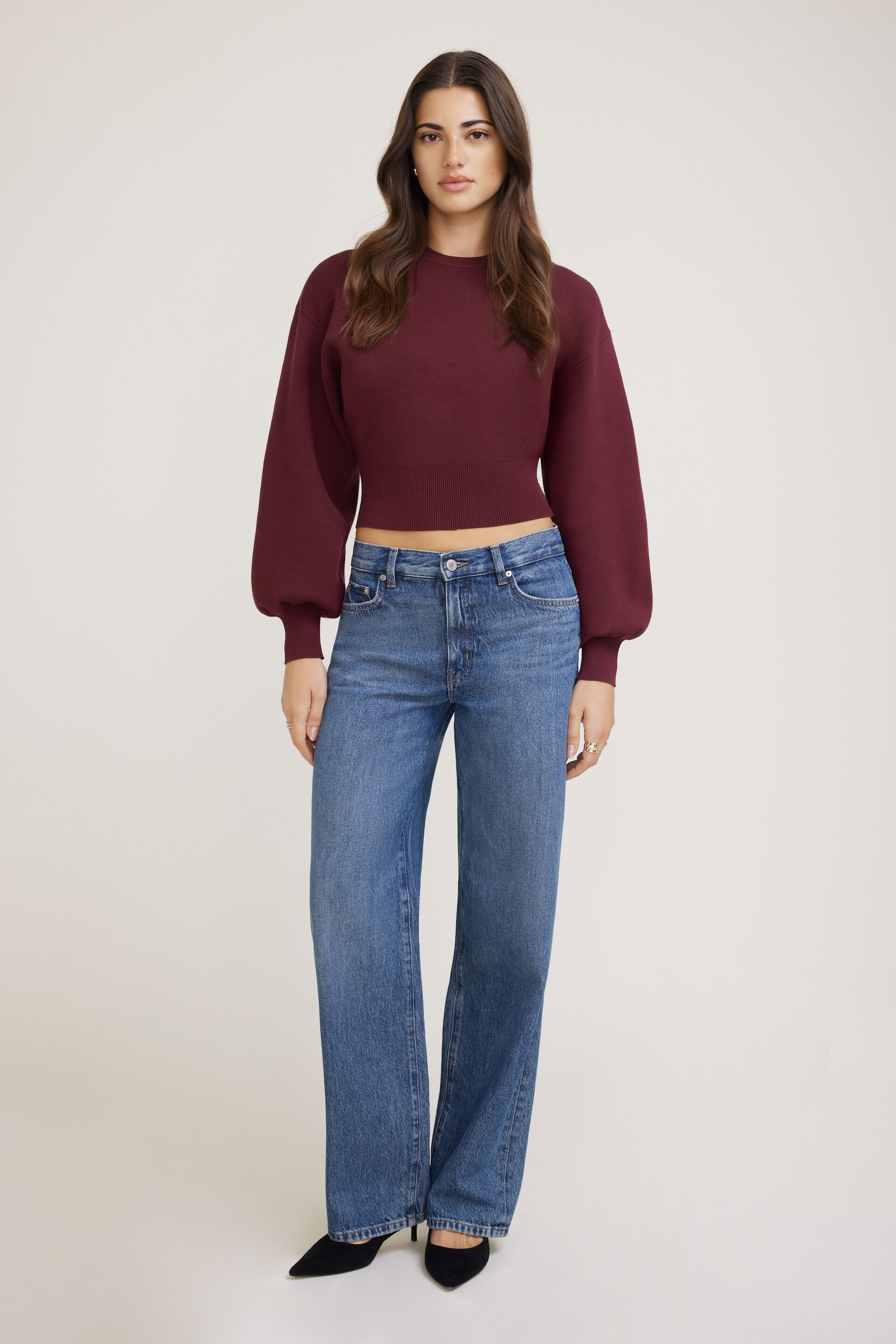 Balloon Sleeve Sweater