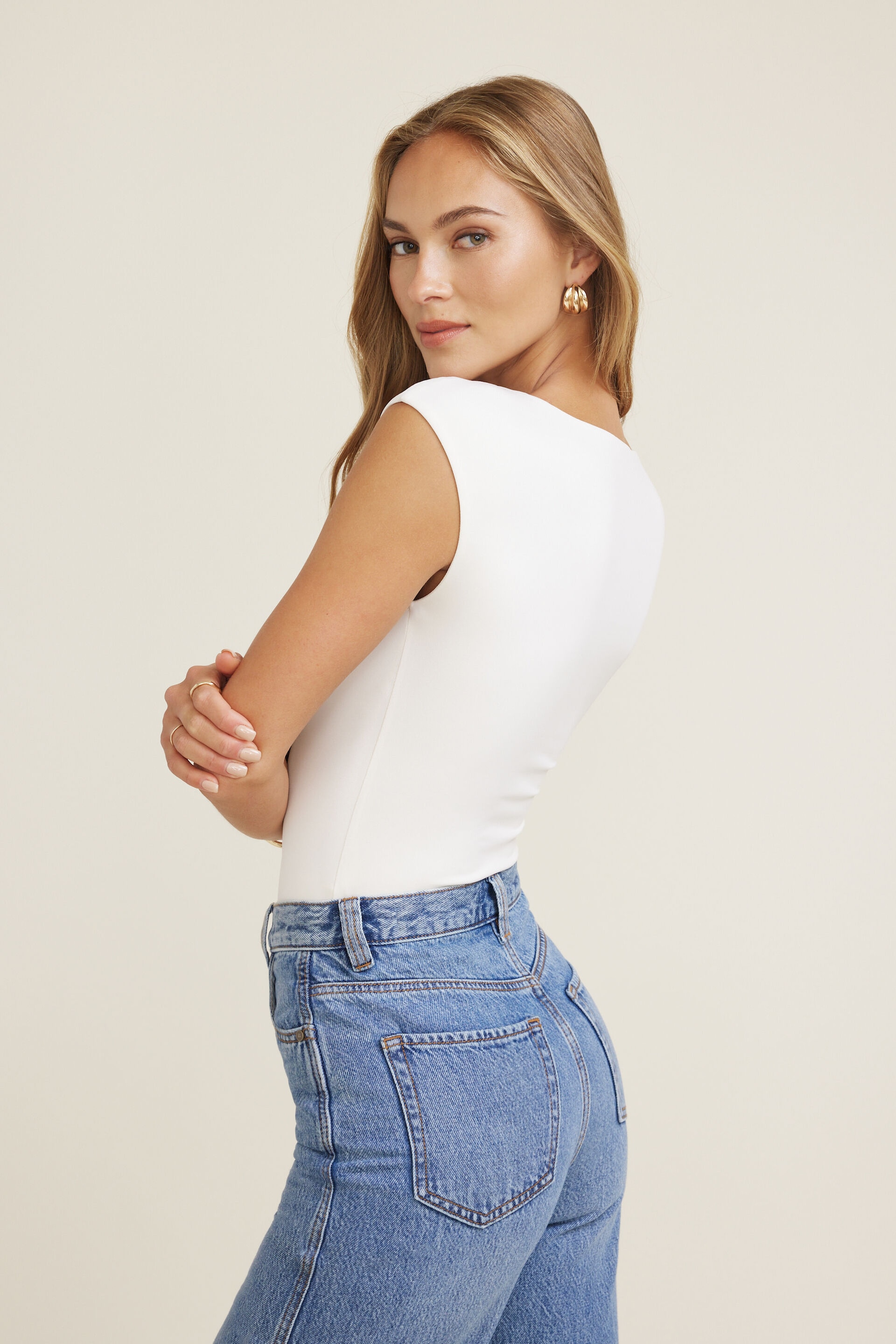 Sculpt Square Neck Bodysuit