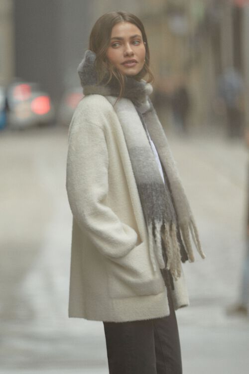 Oversized Fringe Scarf