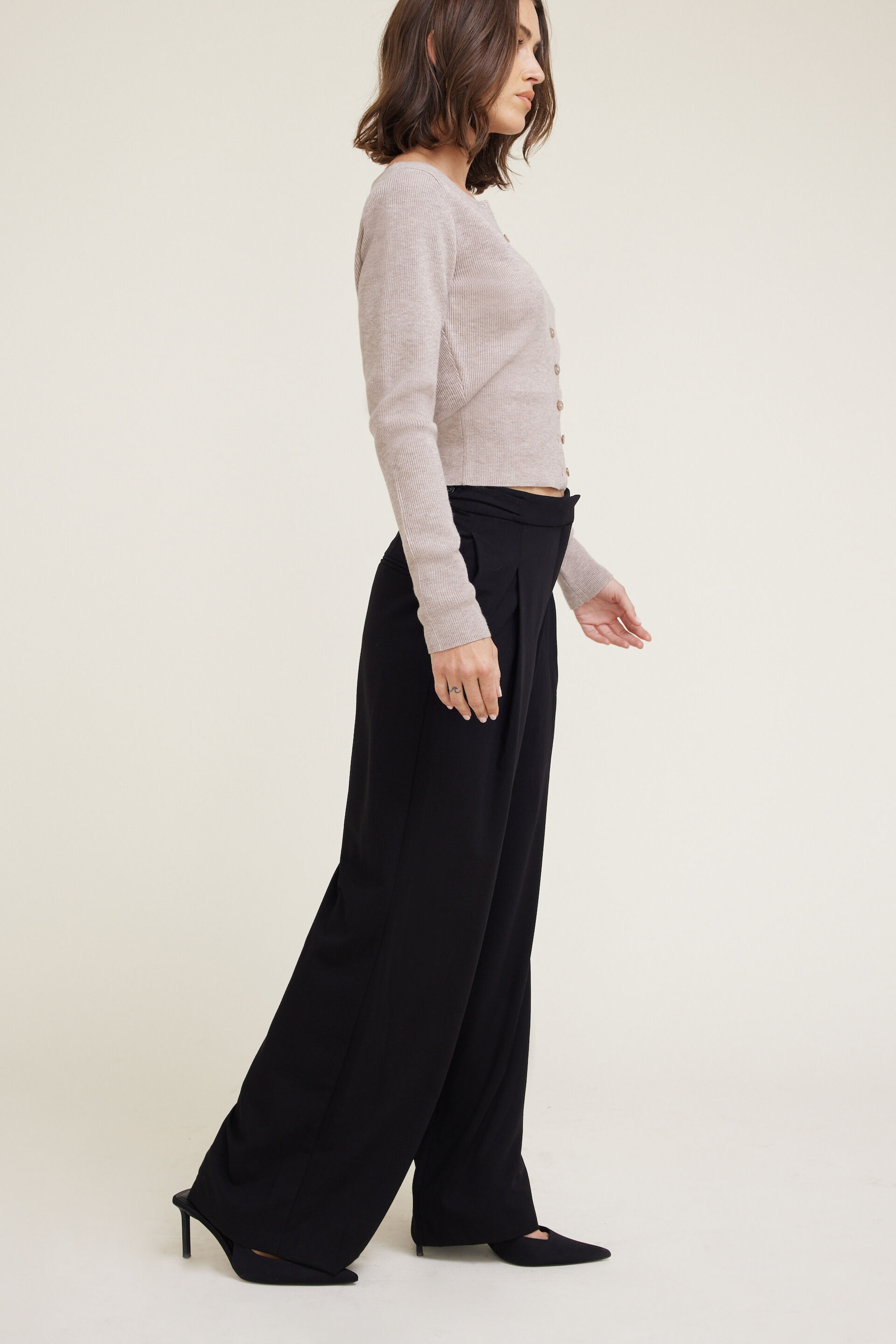 Leni Pleated Wide Leg Pants