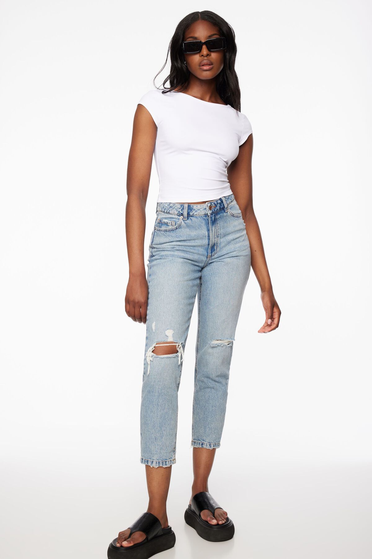 Dynamite Claudia Ultra High Waisted Jeans. 1
