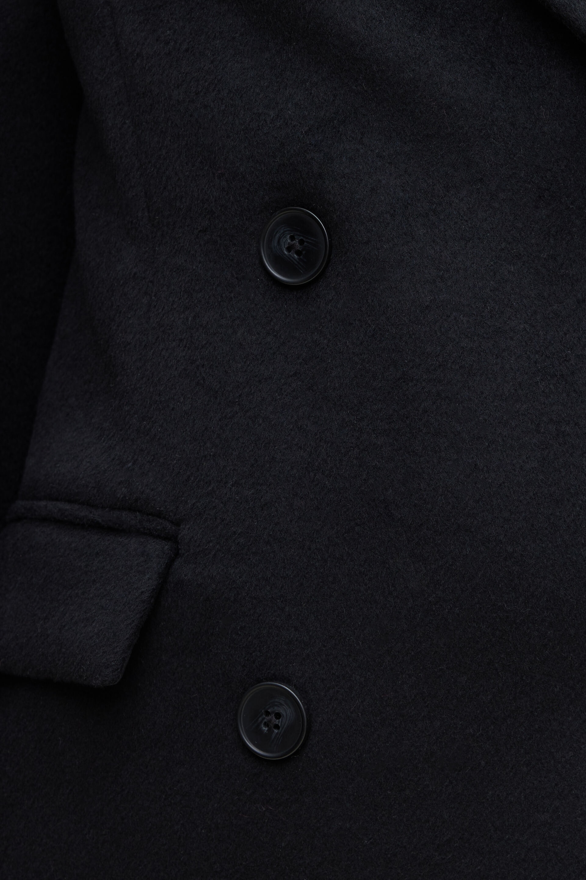 Oversized Double Breasted Wool Coat