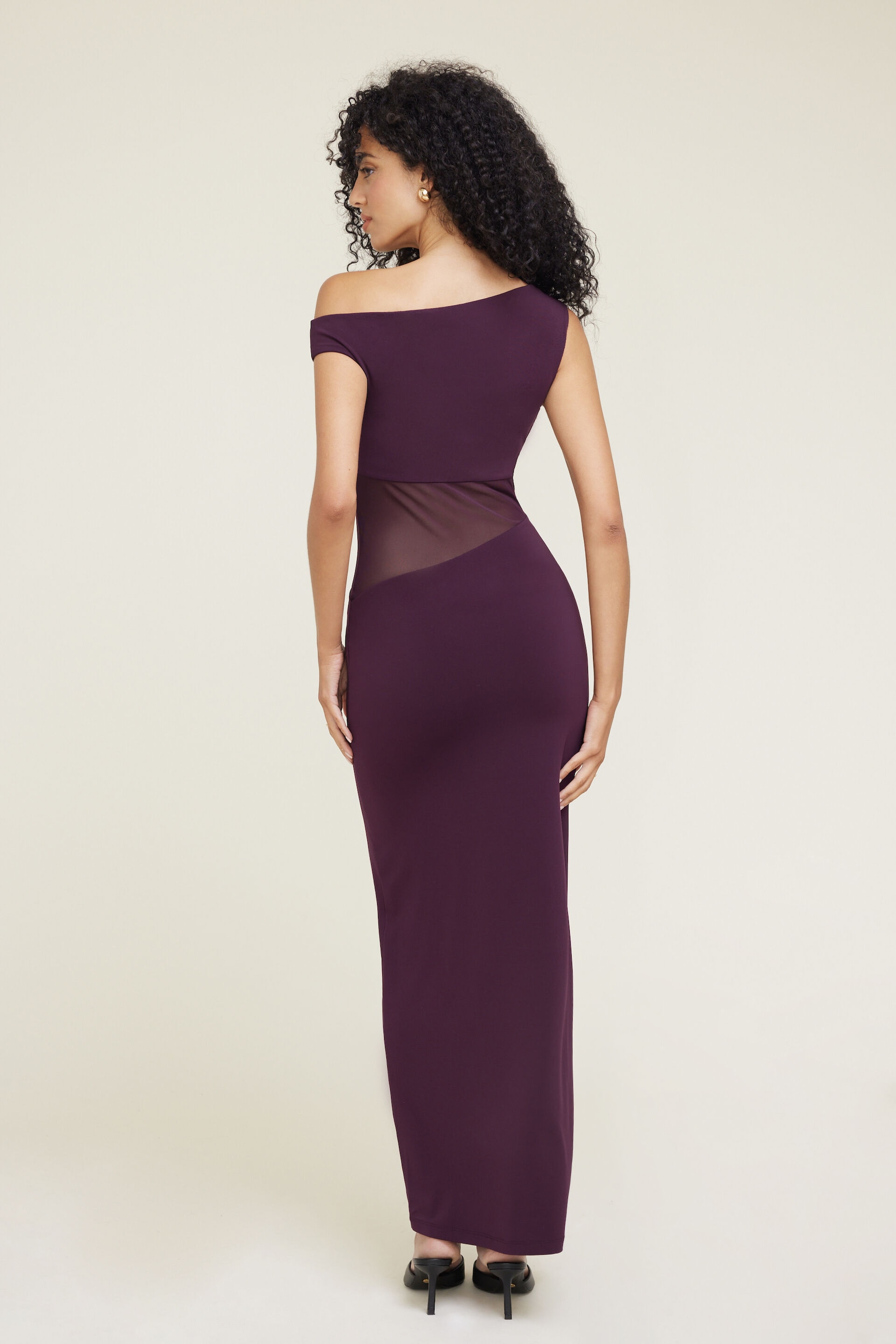 Sheer Sculpt Maxi Dress