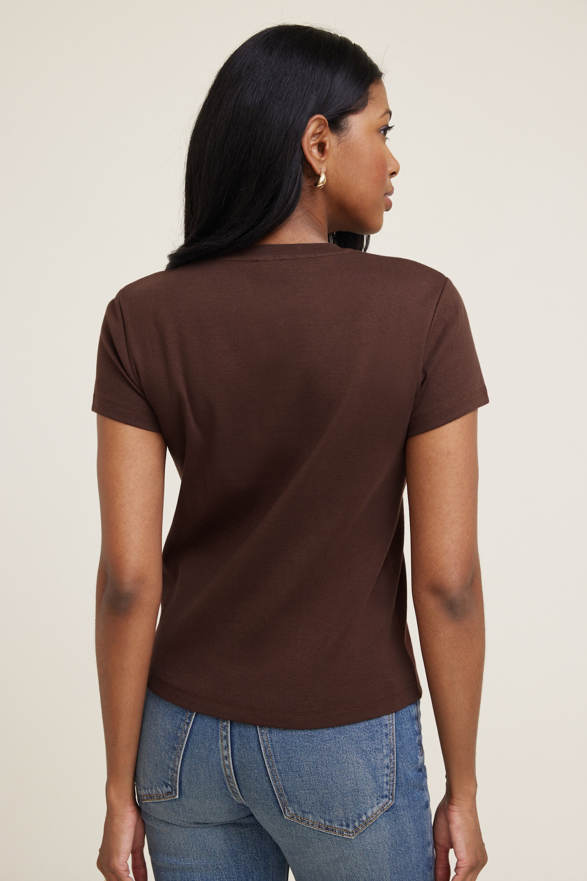 Emy Slim Cotton T Shirt