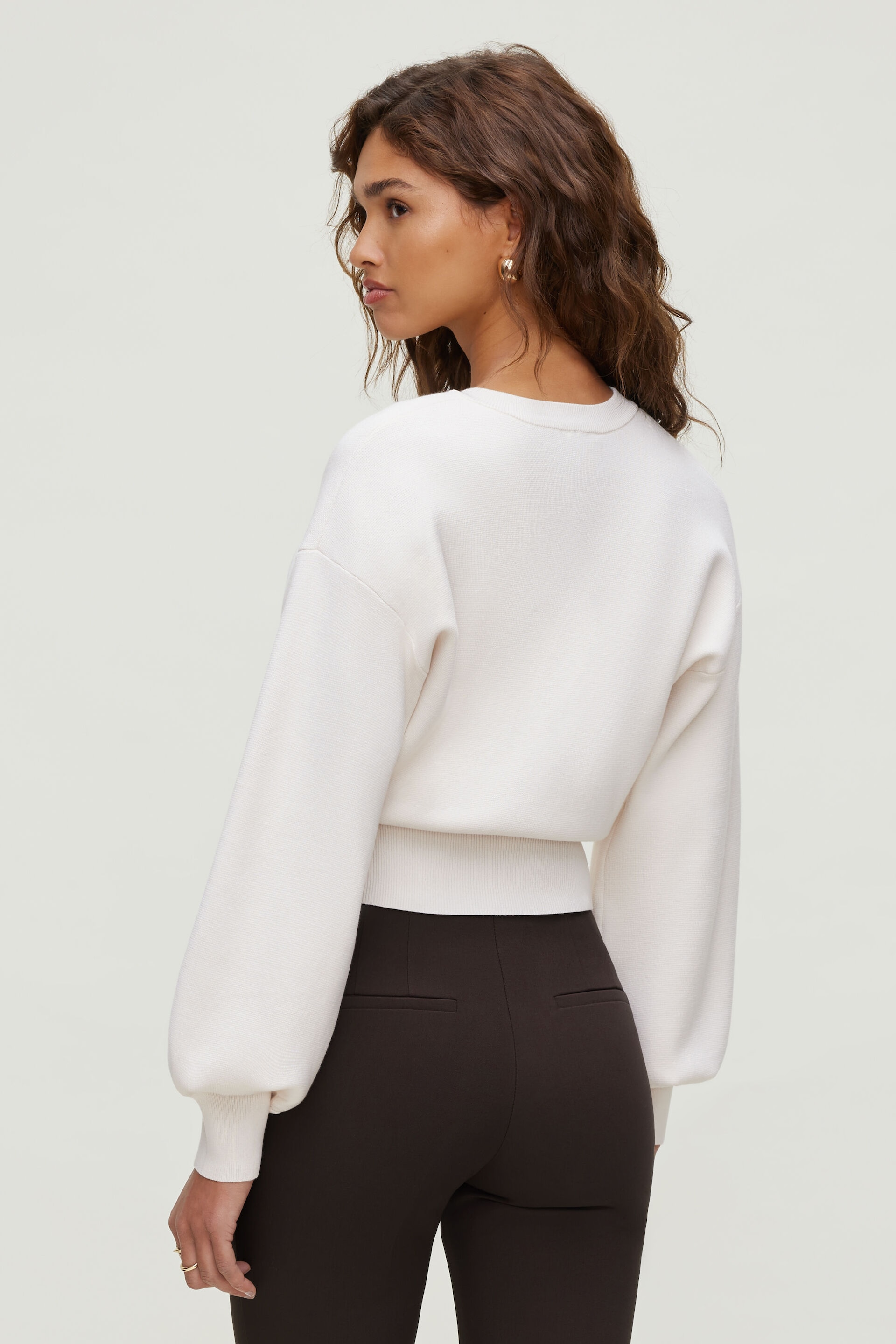 Balloon Sleeve Cardigan