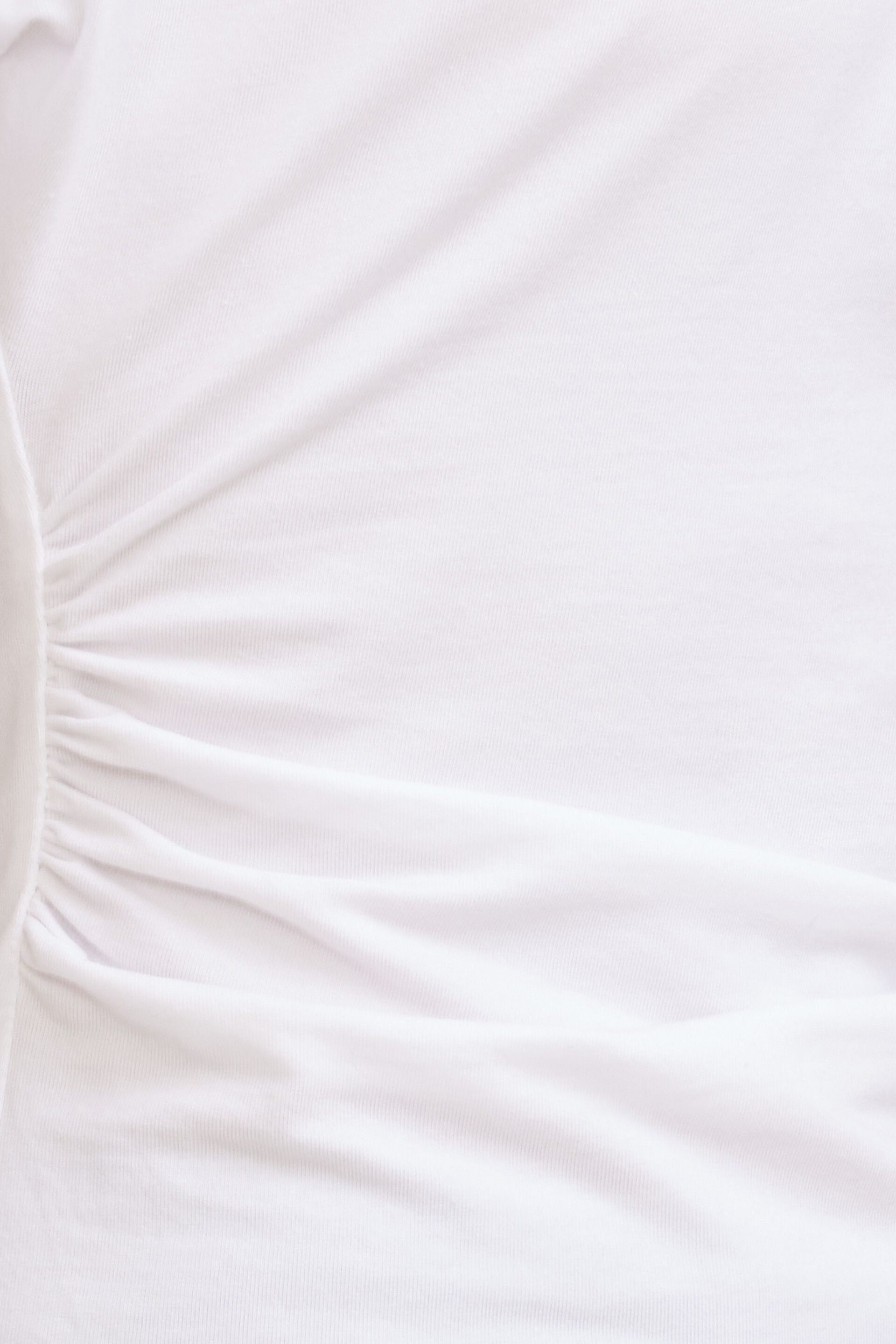 Andrea Shirred Jersey T Shirt