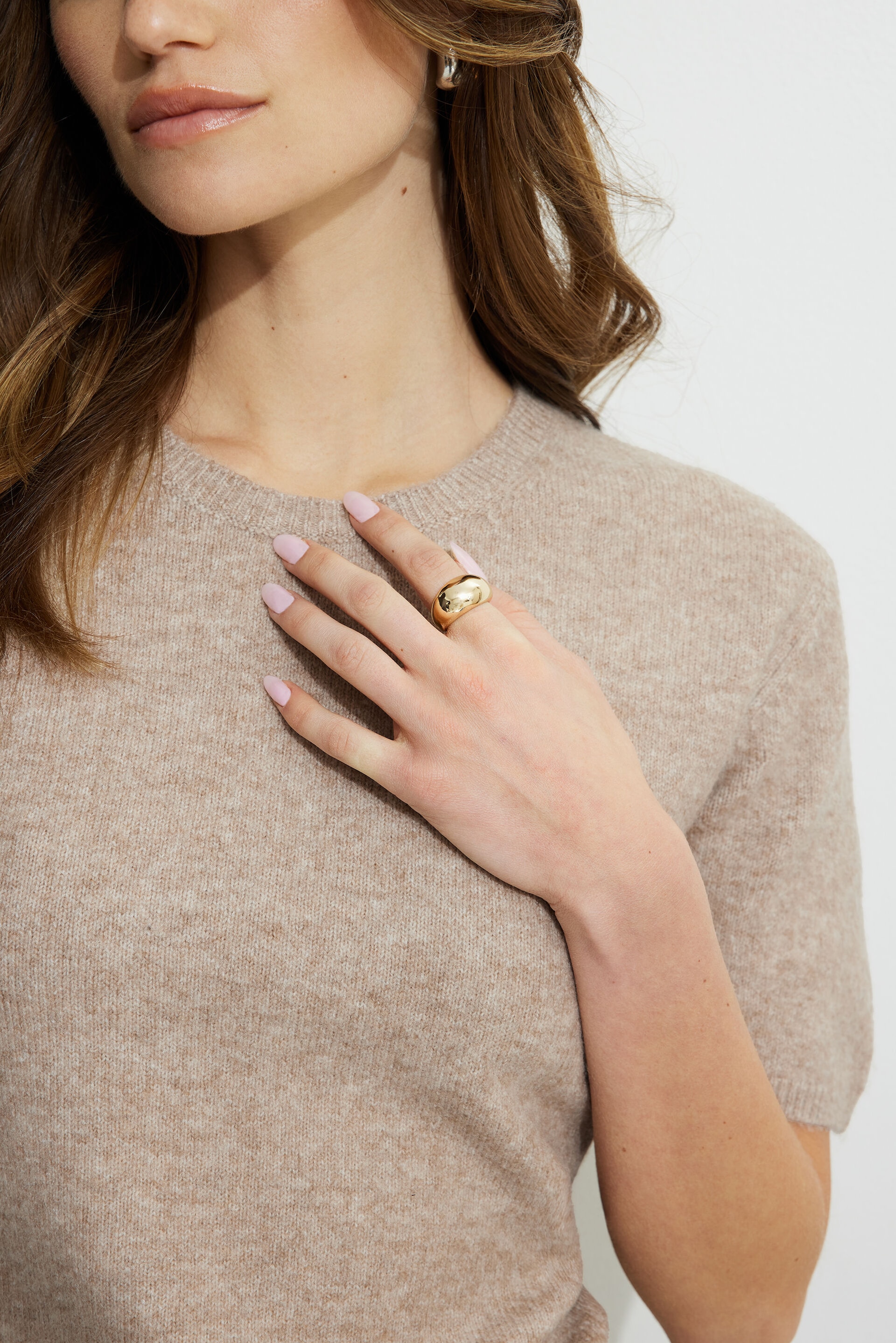 Boxy Short Sleeve Sweater