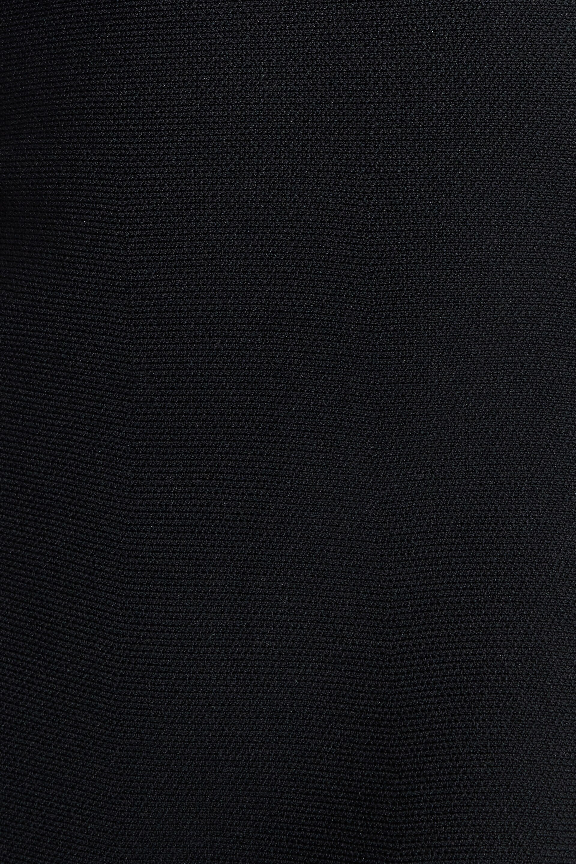 Scalloped Knit Mini Tube Dress