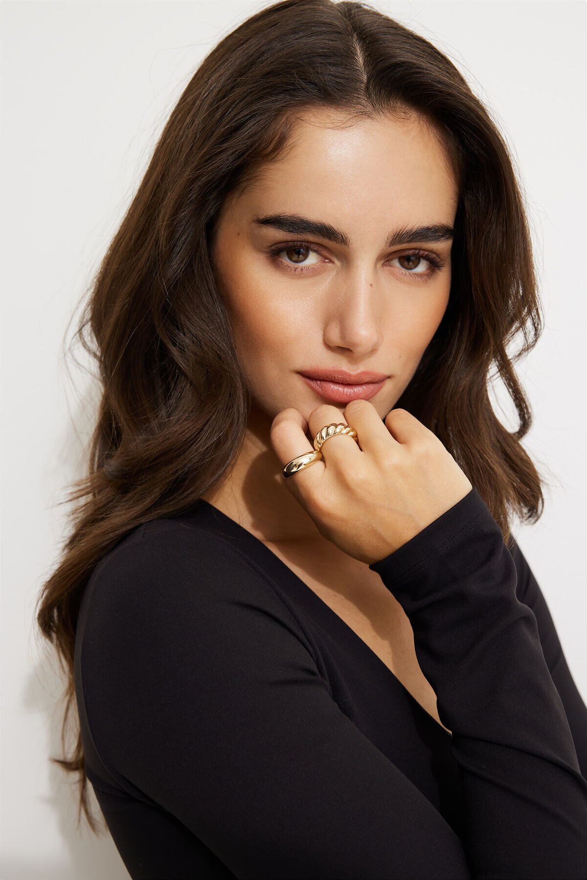 dynamite Ensemble de 2 bagues arrondies