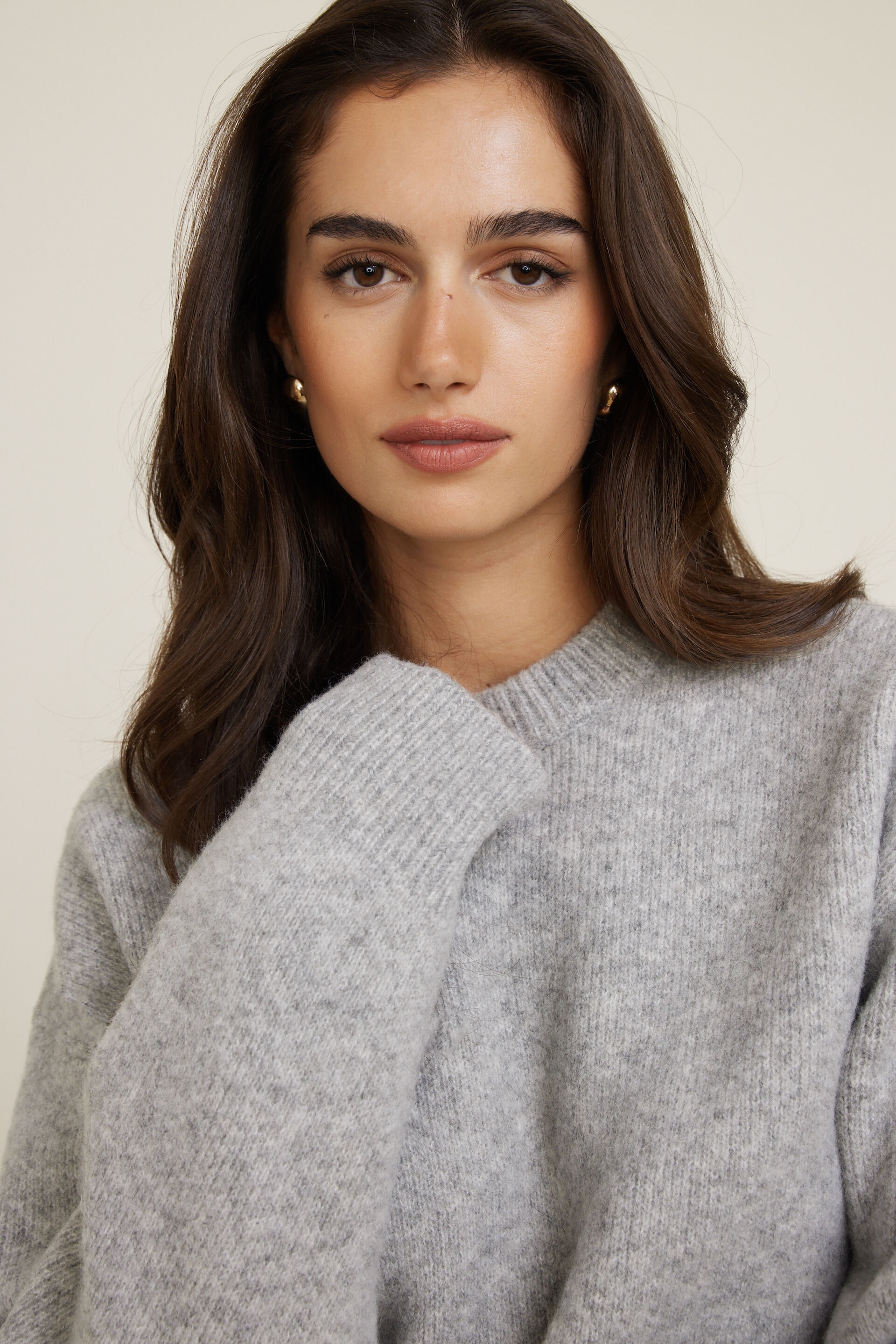 Jane Boxy Crewneck Sweater