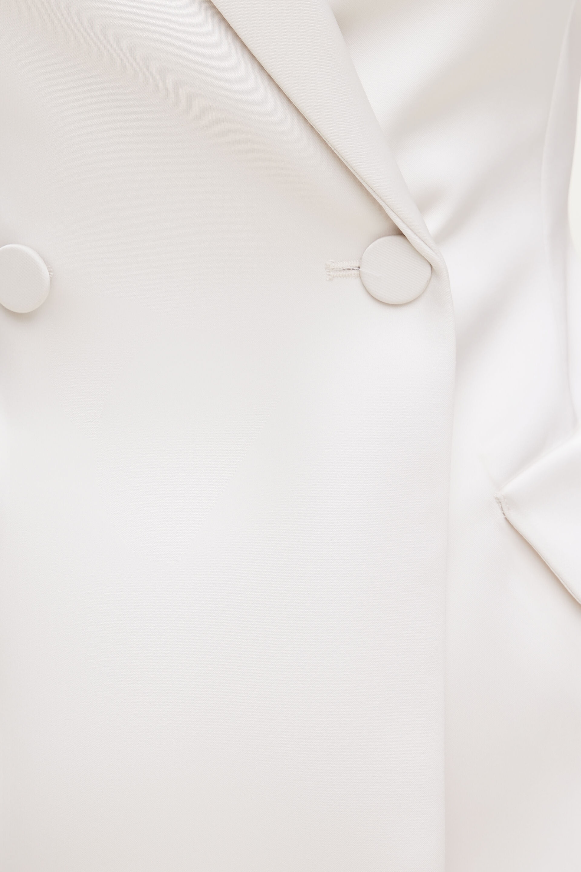 Chrishelle Satin Blazer Romper Mini Dress