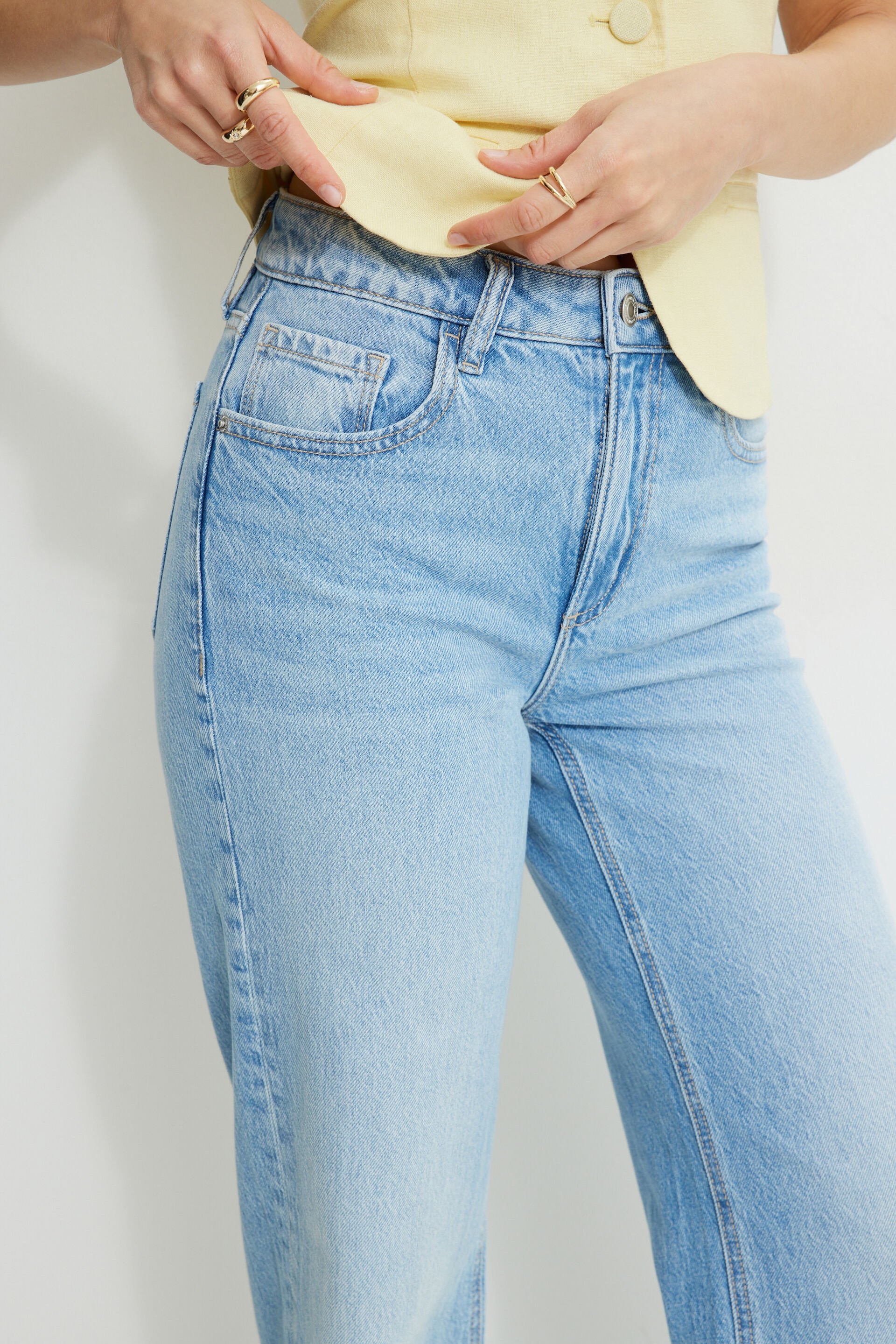 Heidi High Rise Wide Leg Jeans